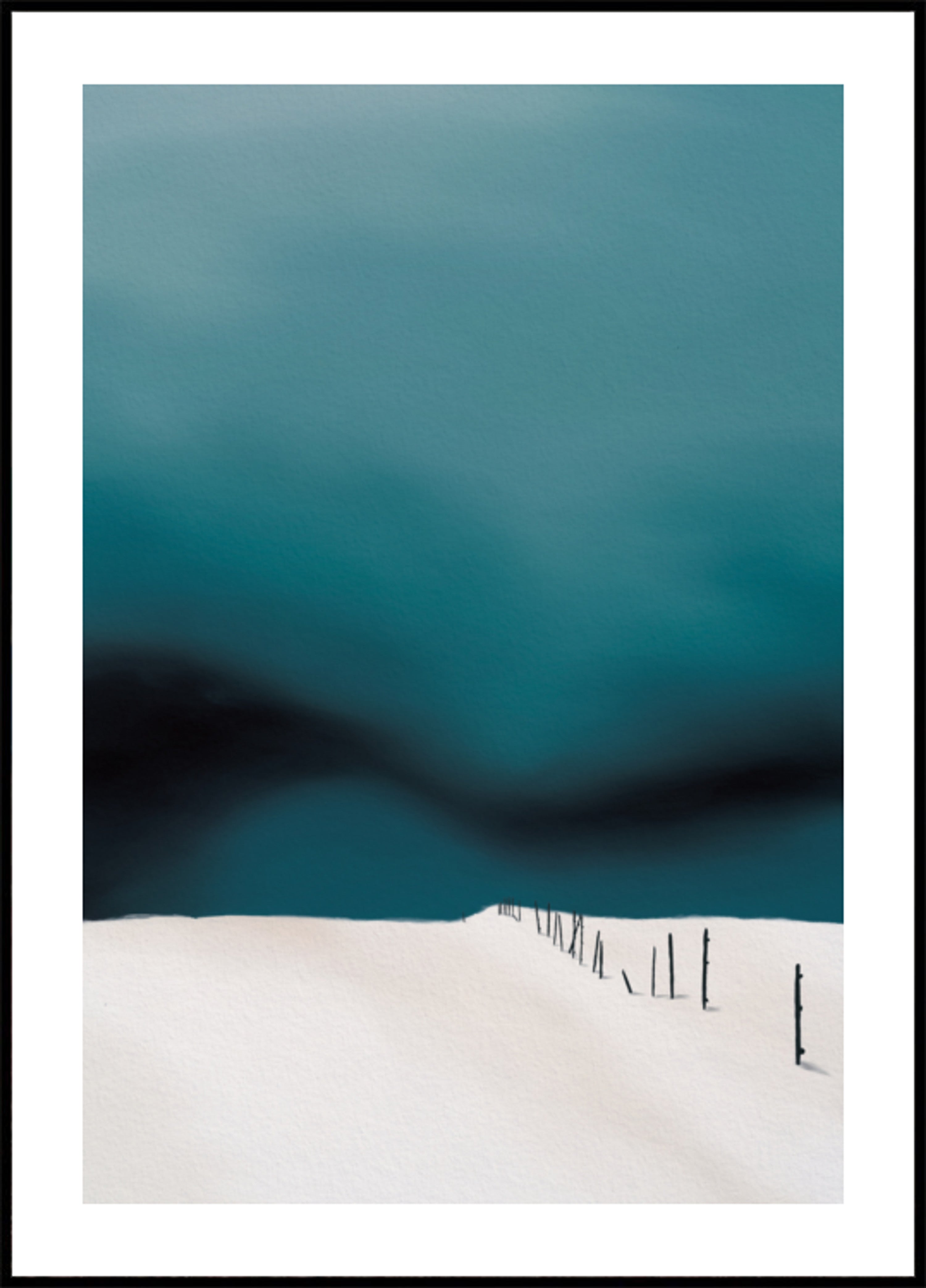 Paesaggio invernale minimo