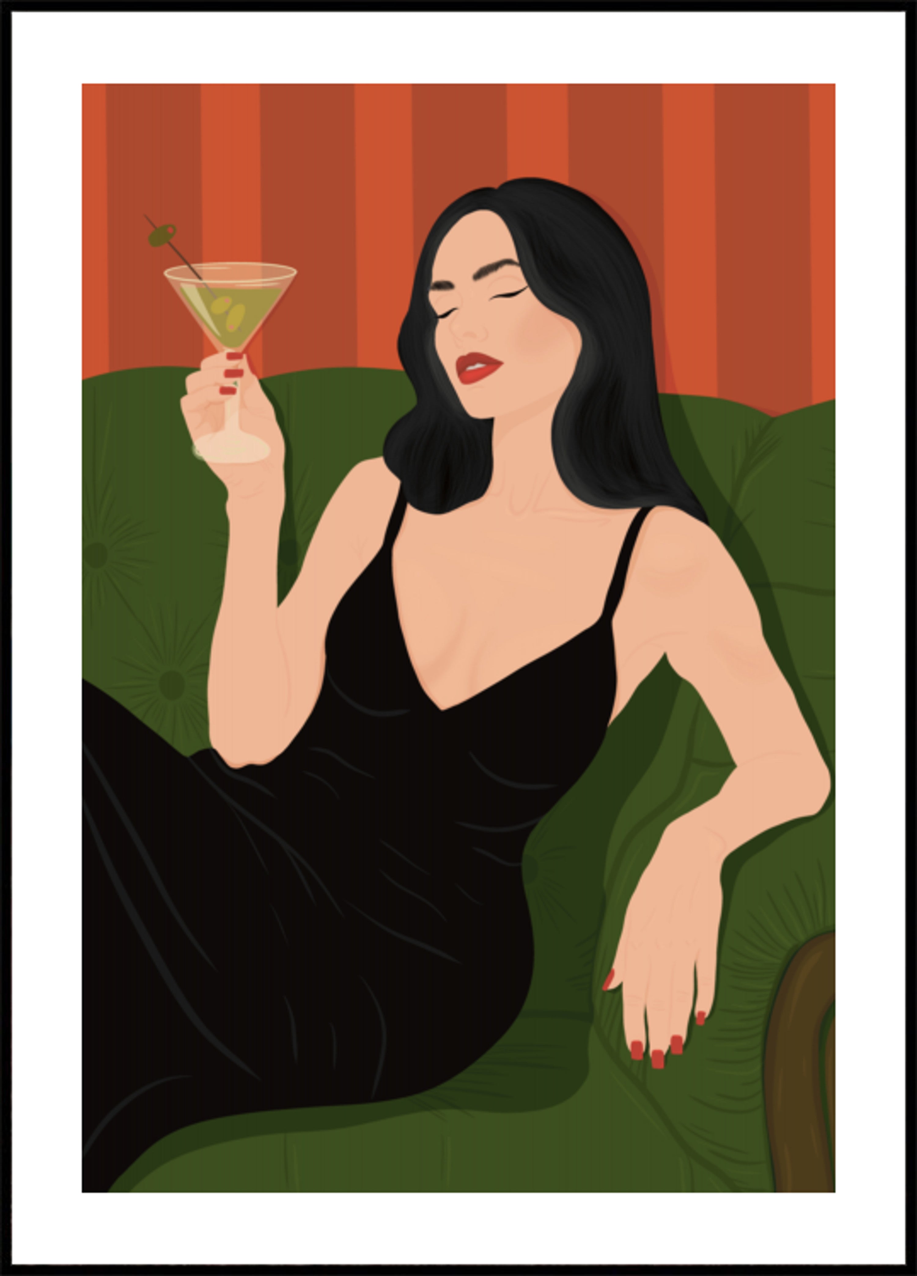 Elegante Martini Lady