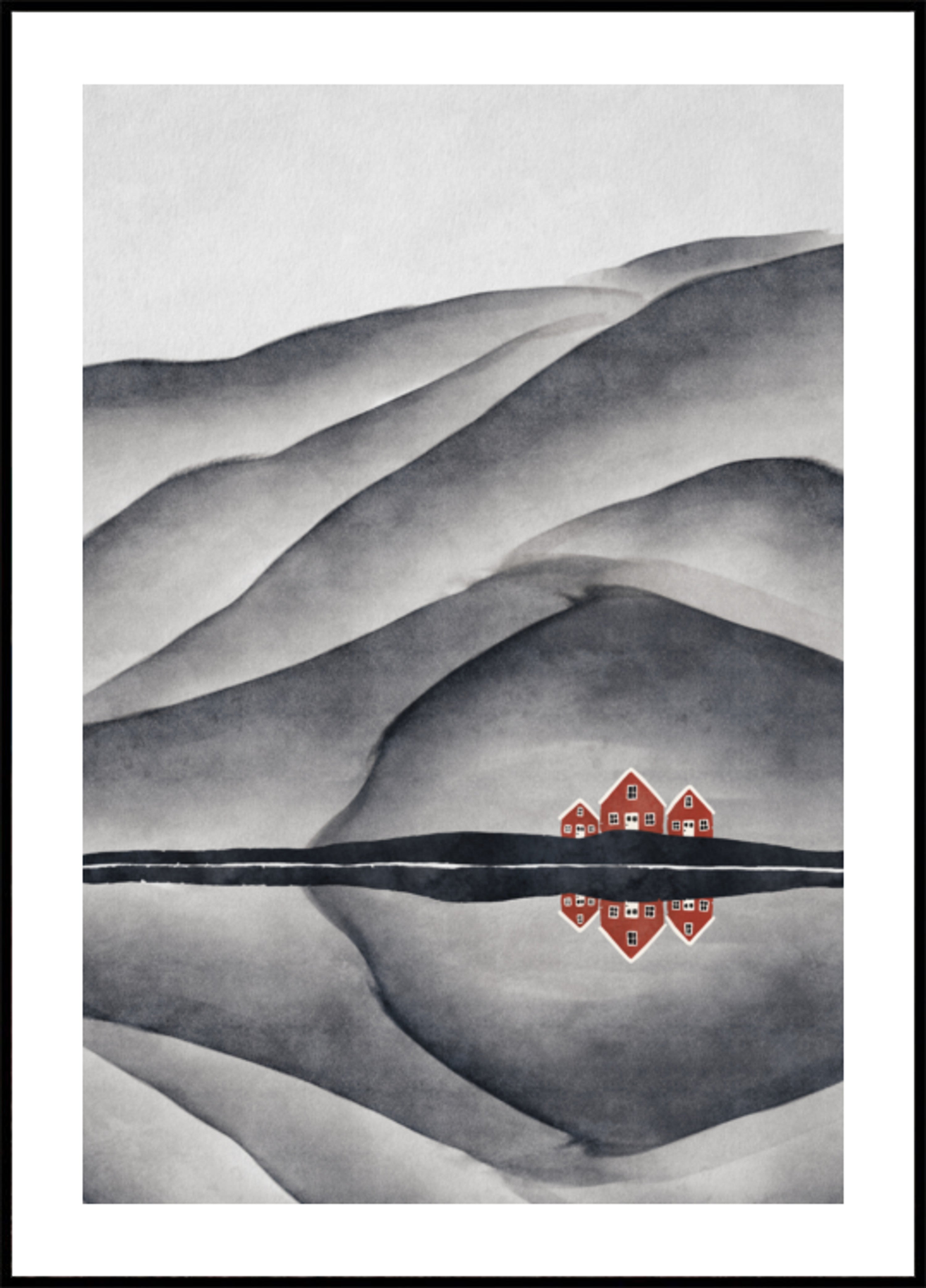 Riflesso sul lago della Casa Rossa