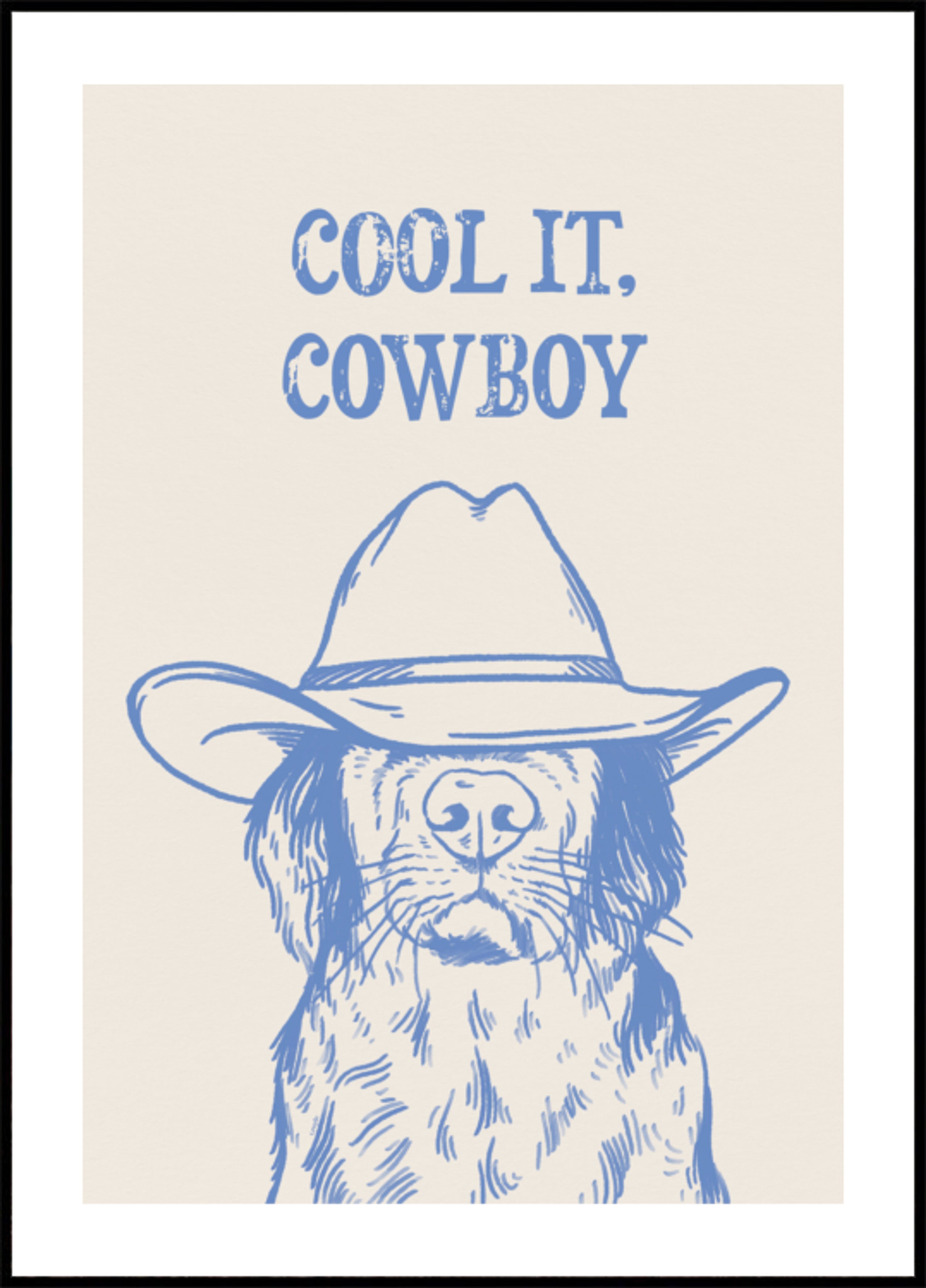 Raffreddalo, cane da cowboy