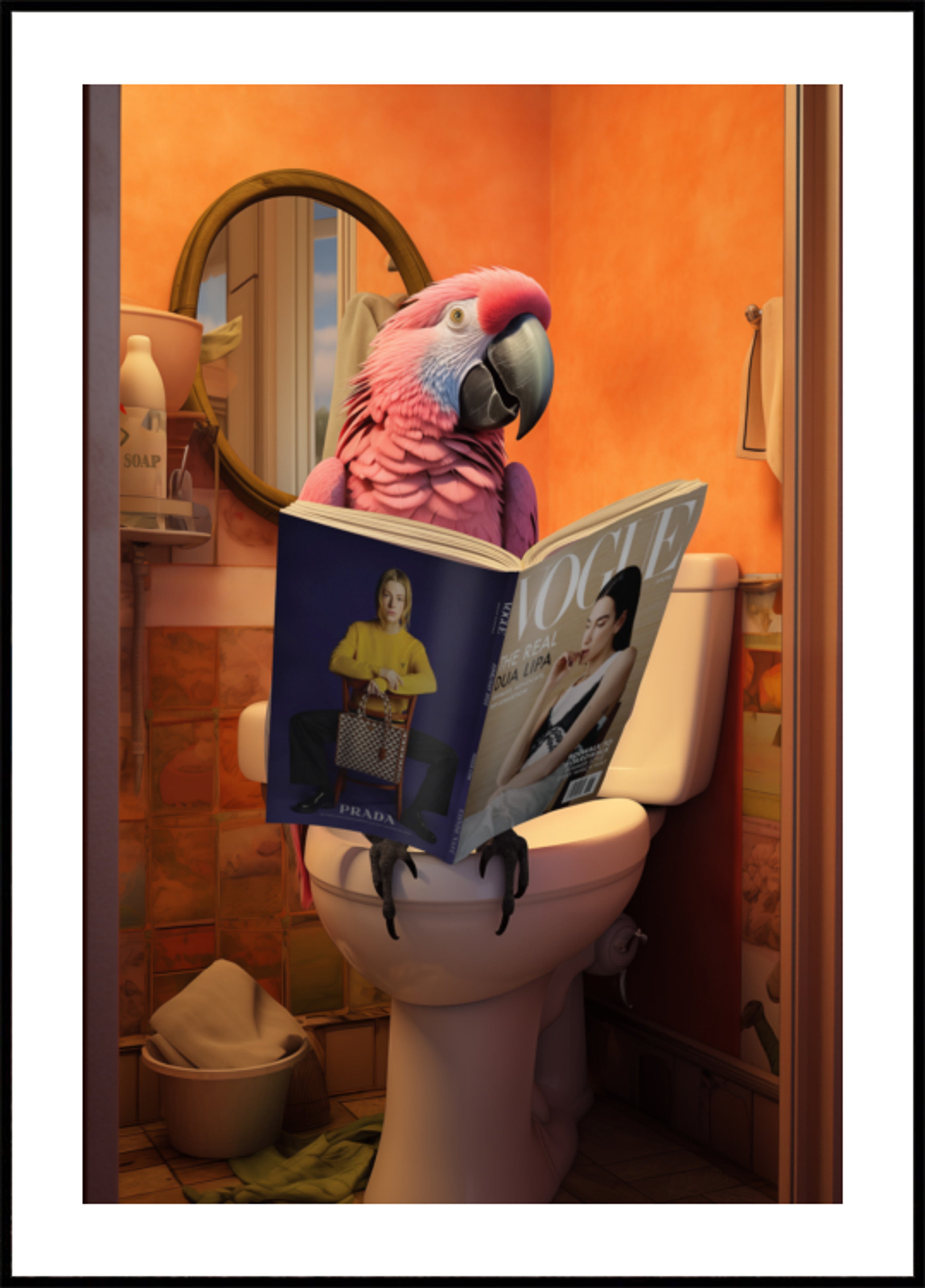 Lettura stravagante del pappagallo