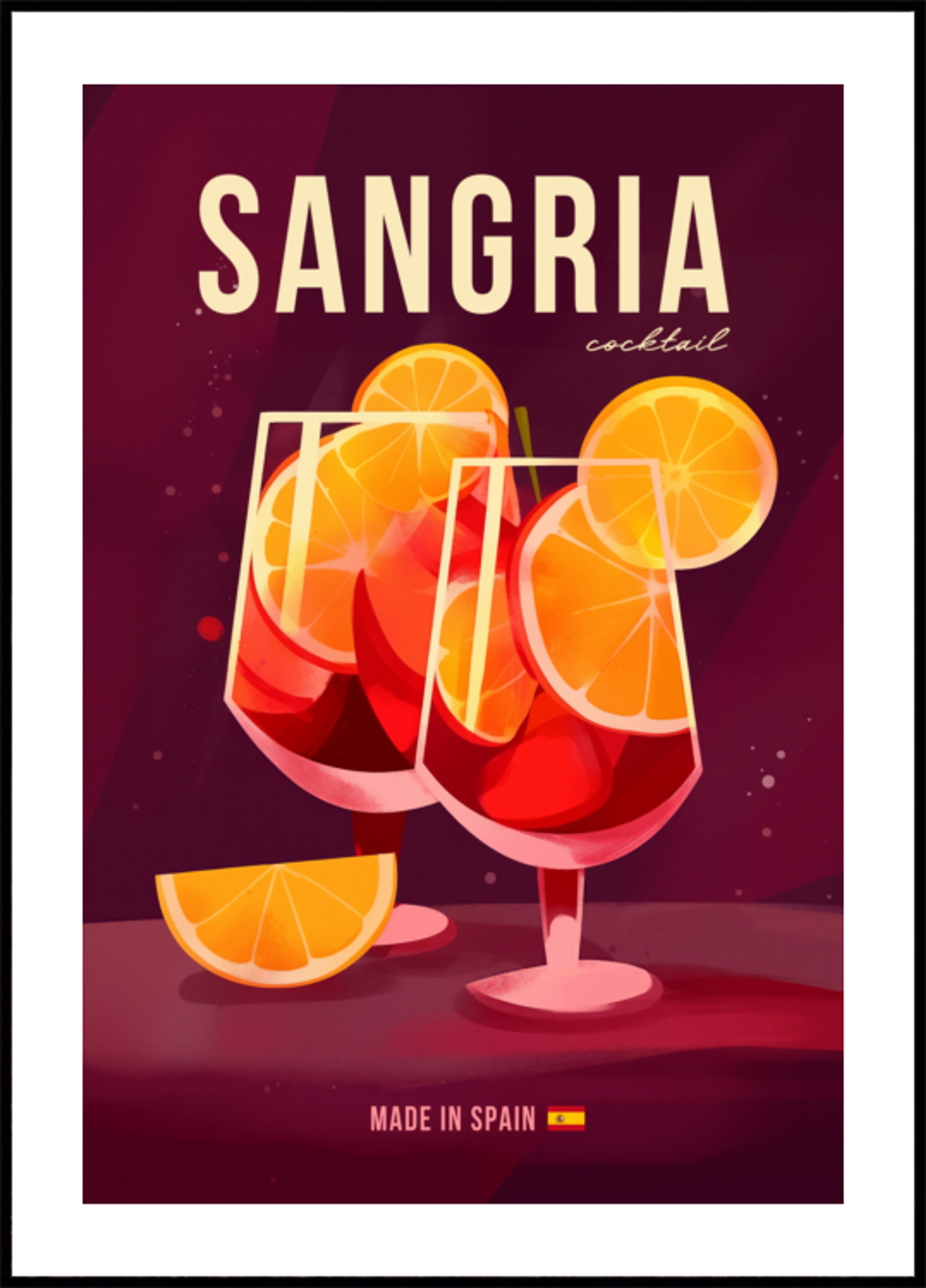 Cocktail rinfrescante alla sangria