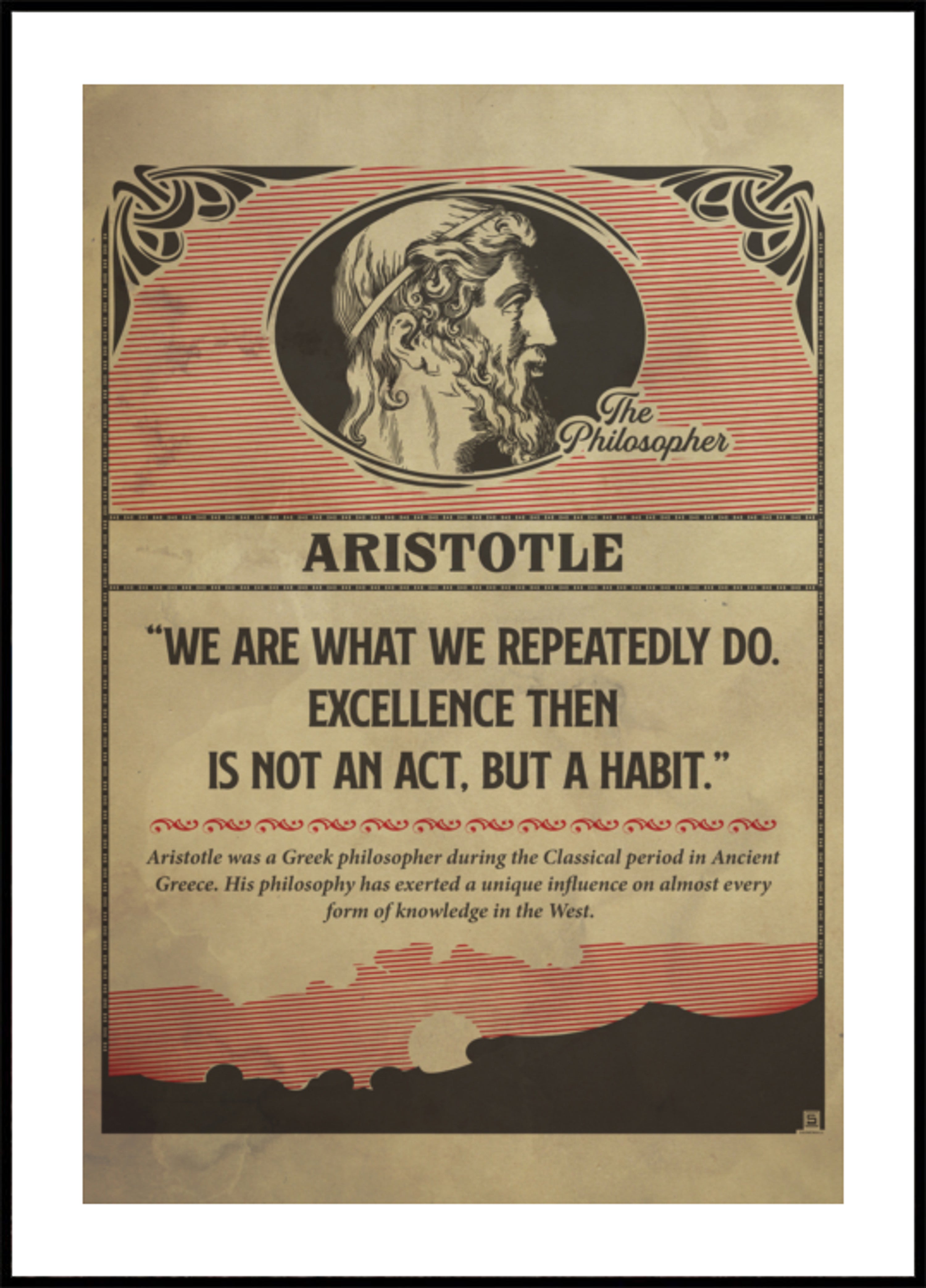 Citazione d'epoca di Aristotele