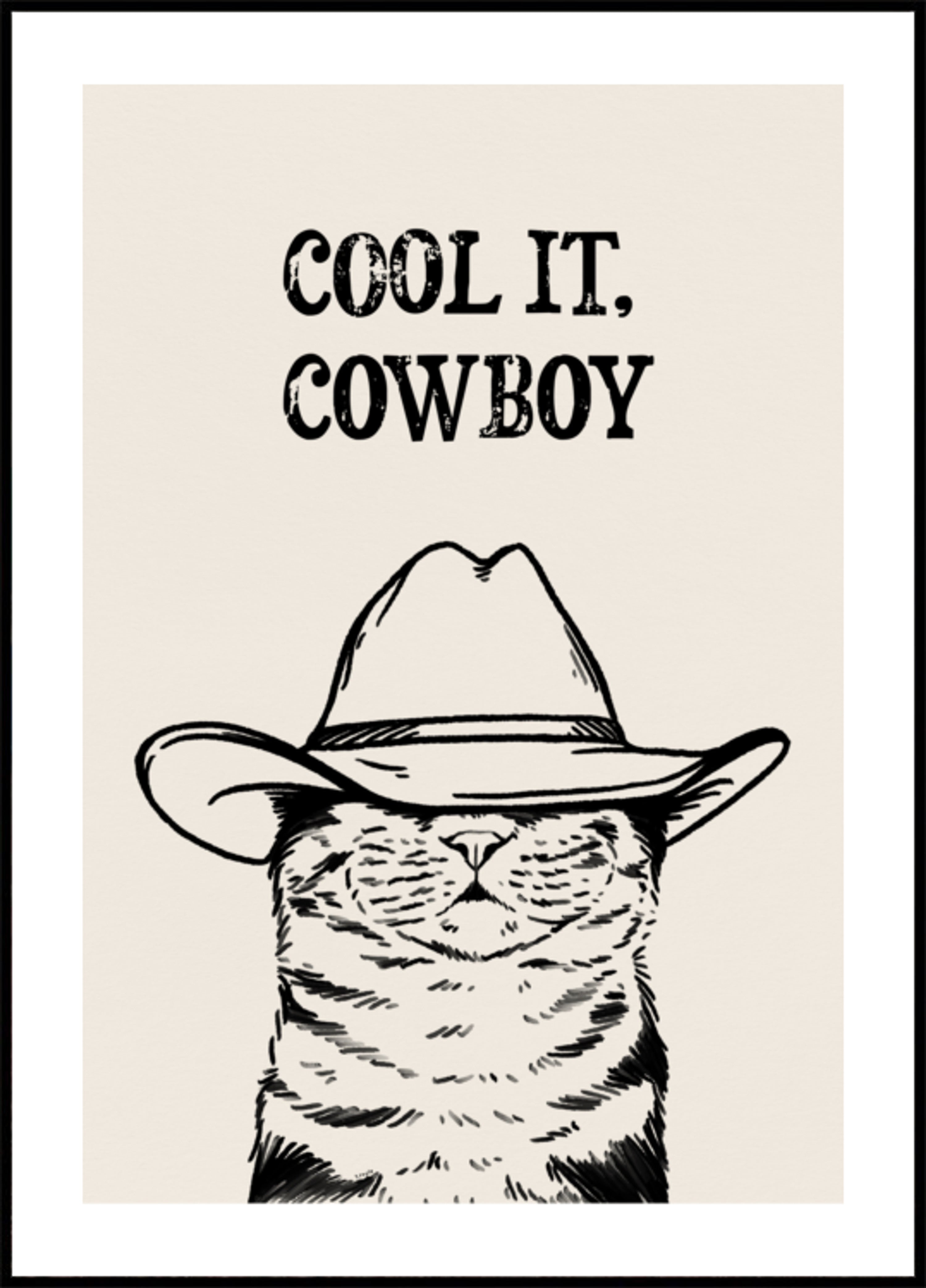 Raffreddalo Gatto Cowboy
