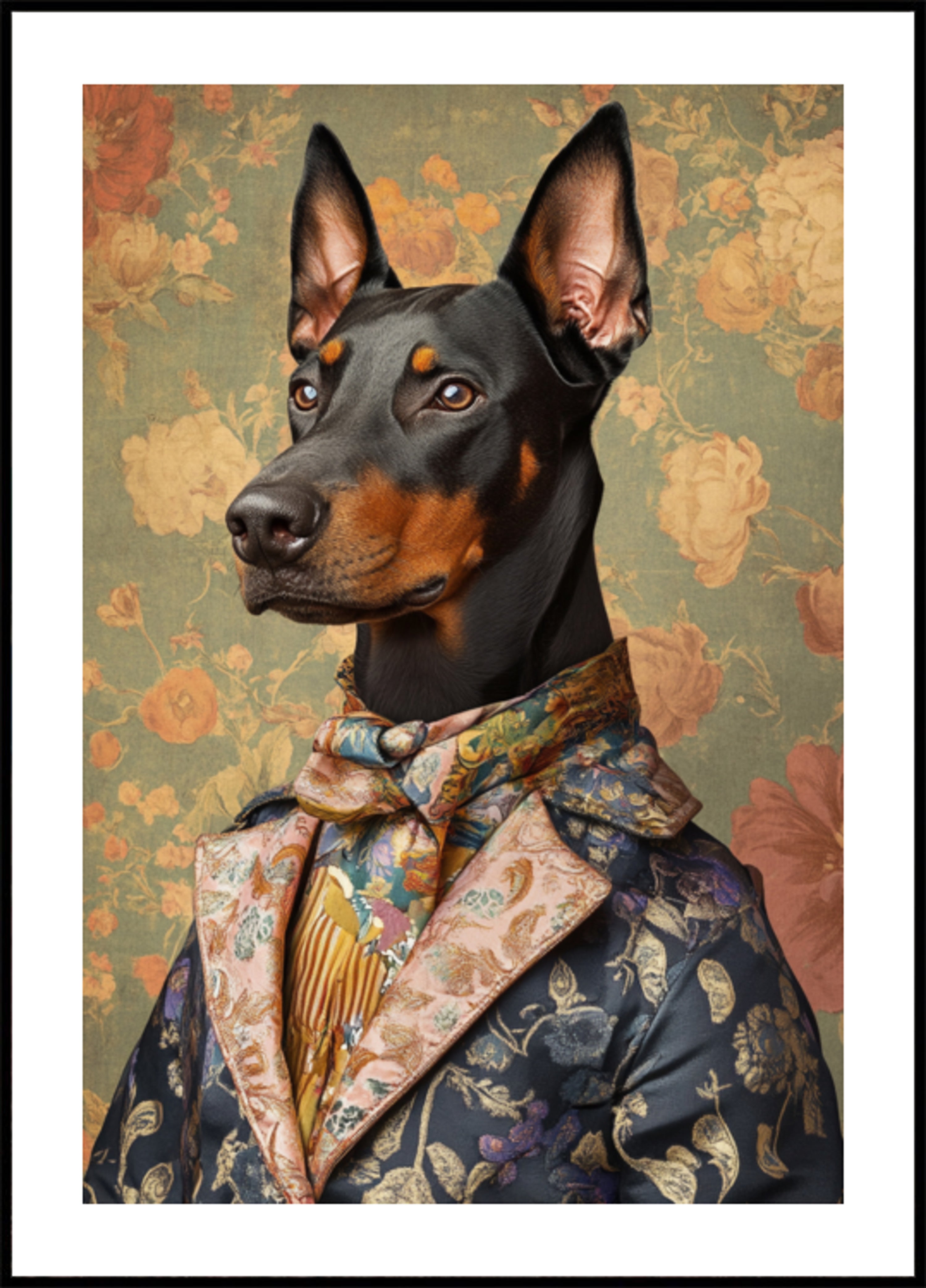 Elegante gentiluomo doberman