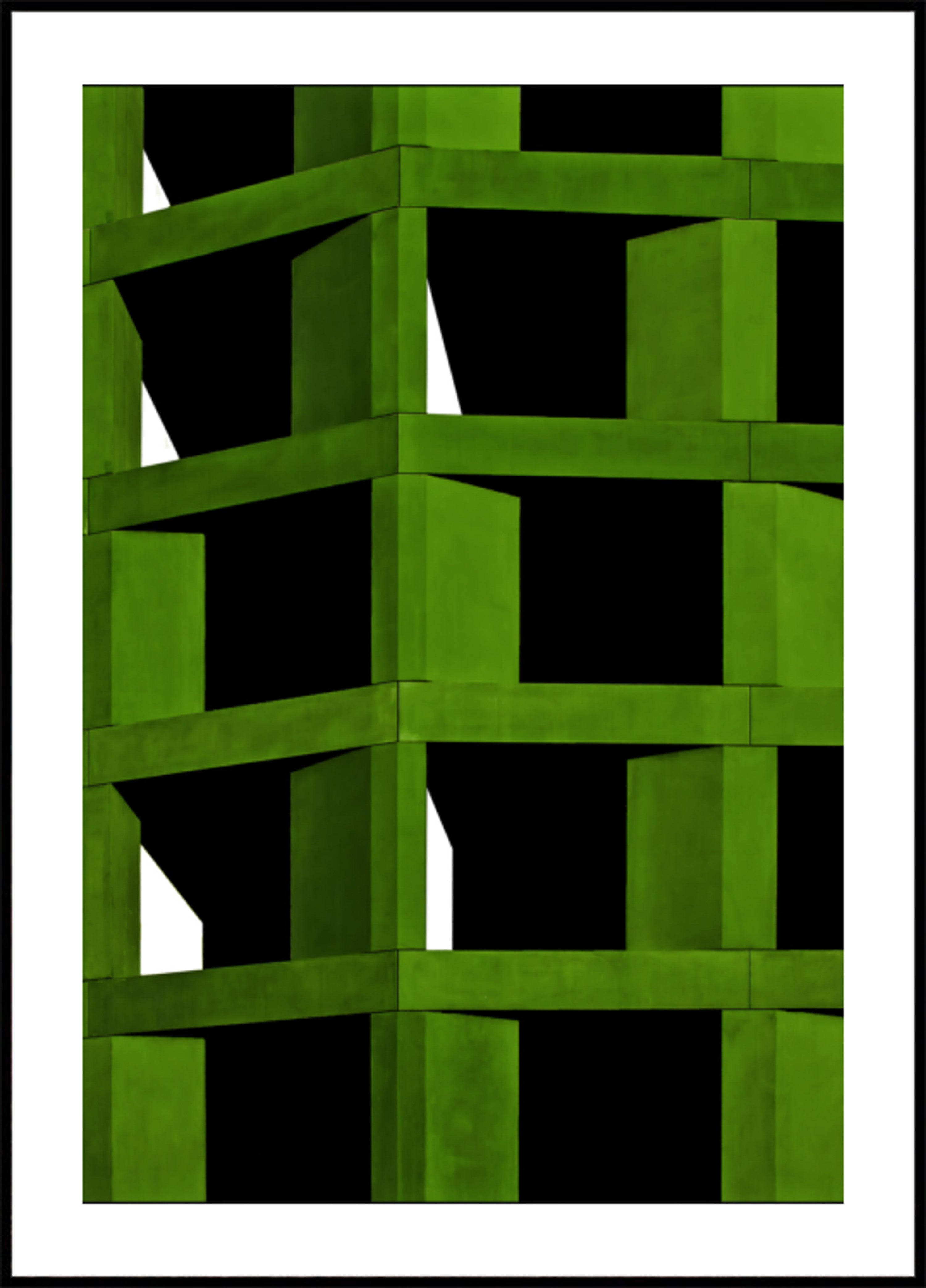 Geometria verde vibrante