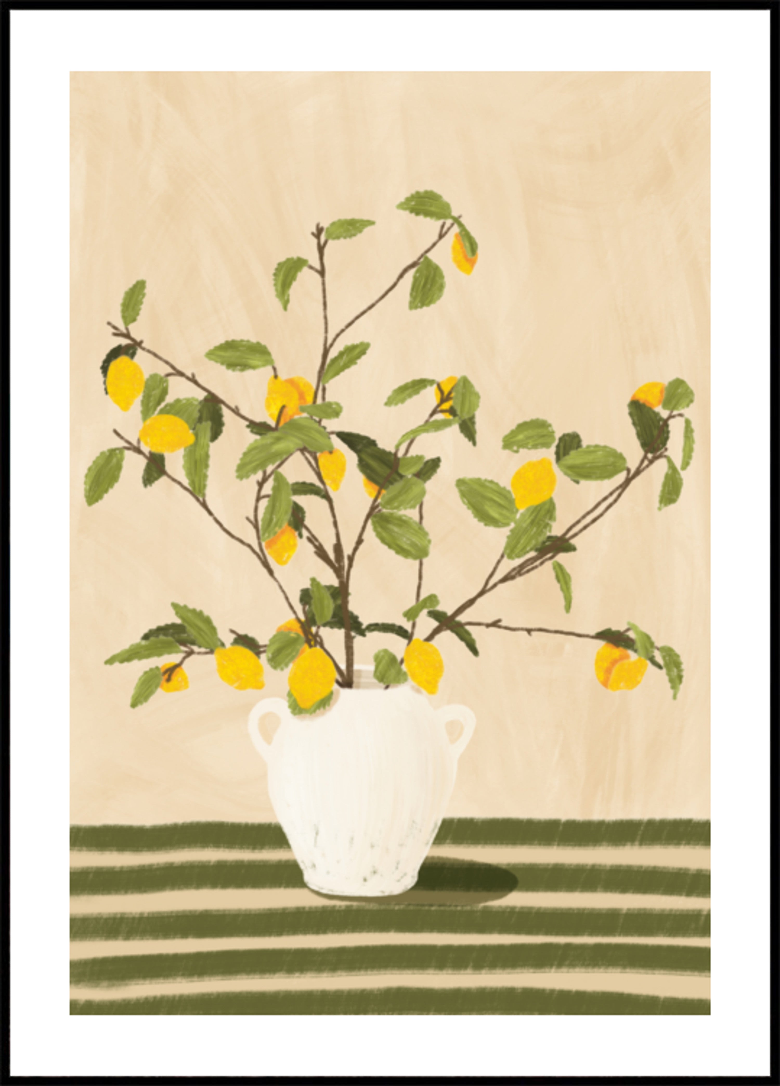 Natura morta dell'albero di limone