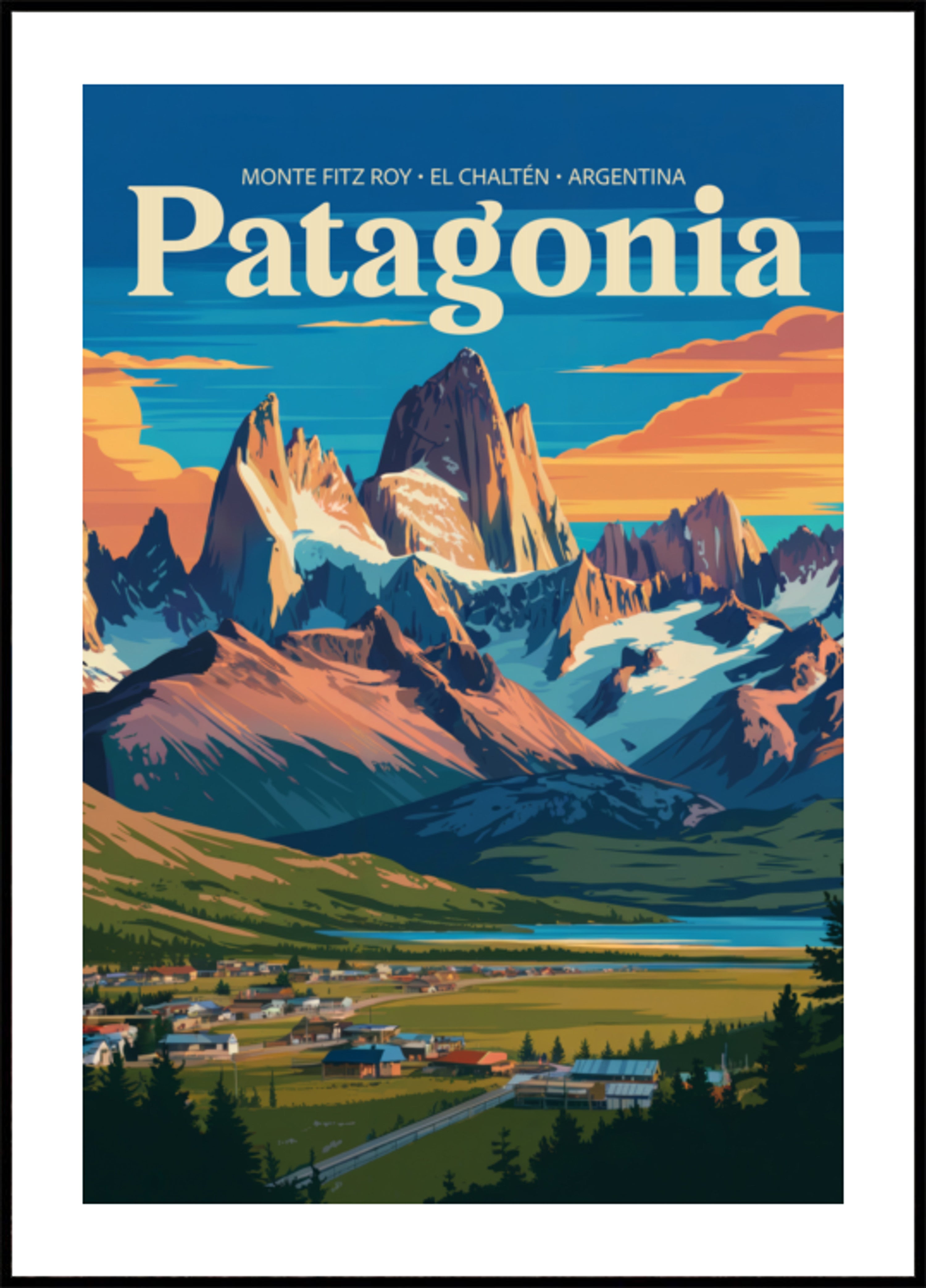 Bagliore della valle di El Chaltén