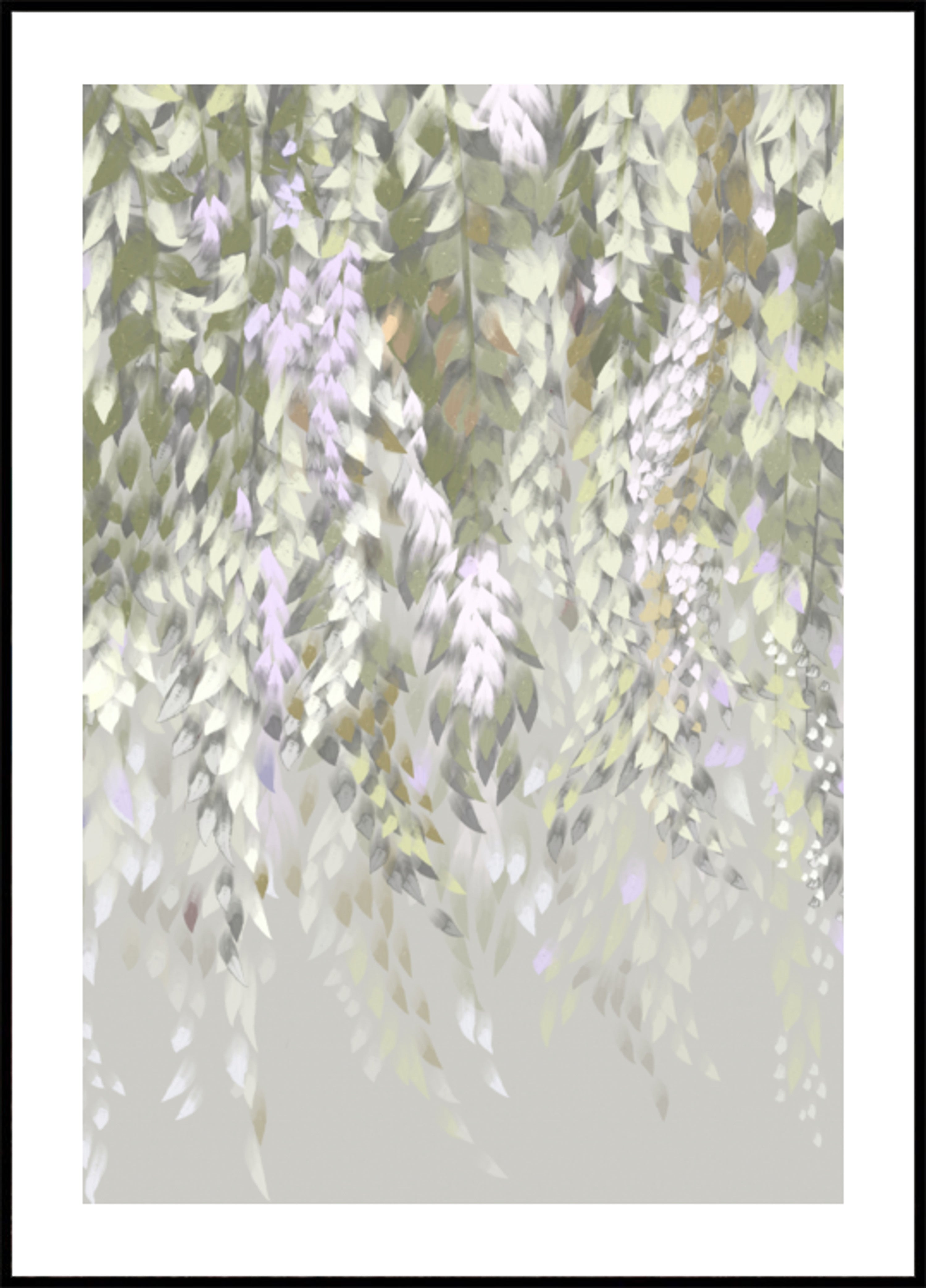 Fiori di glicine pastello