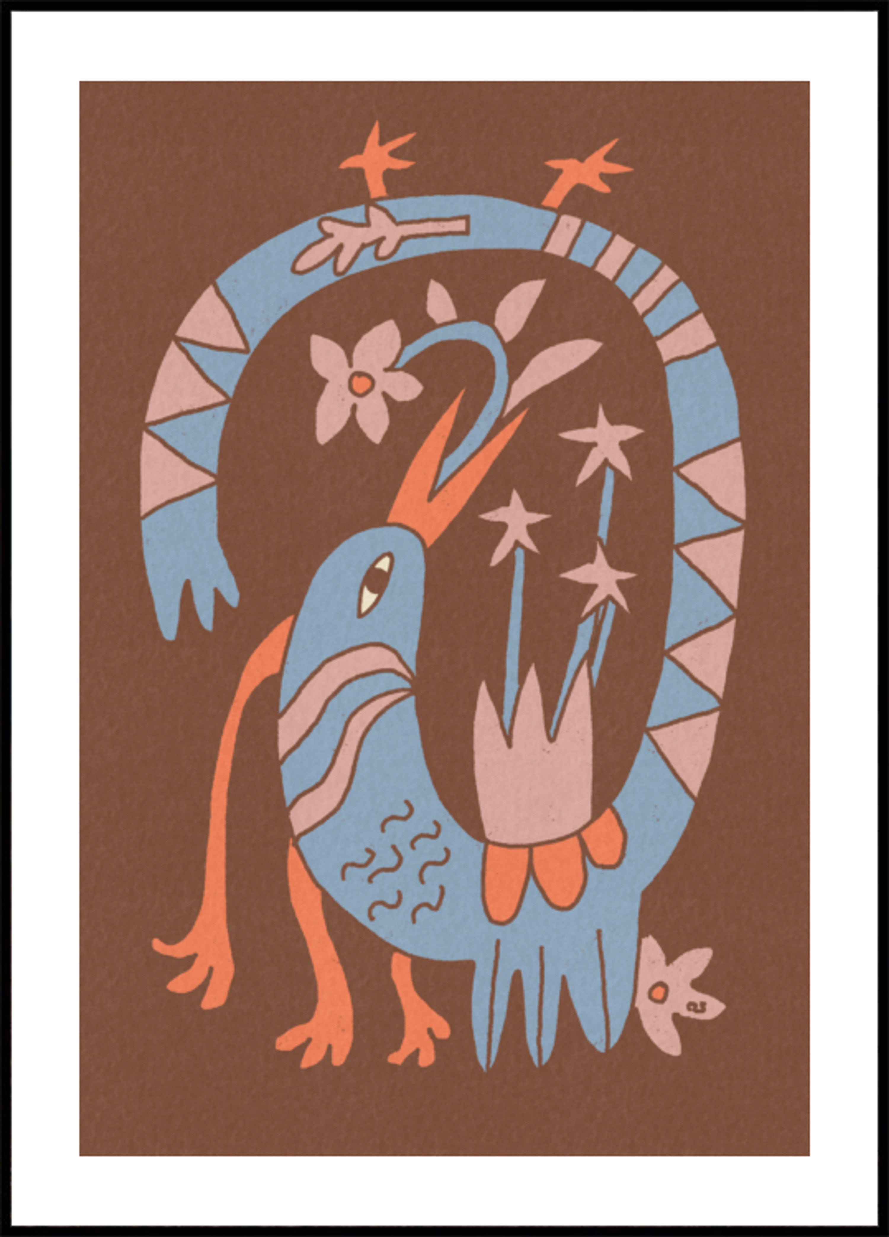 Uccello popolare stravagante