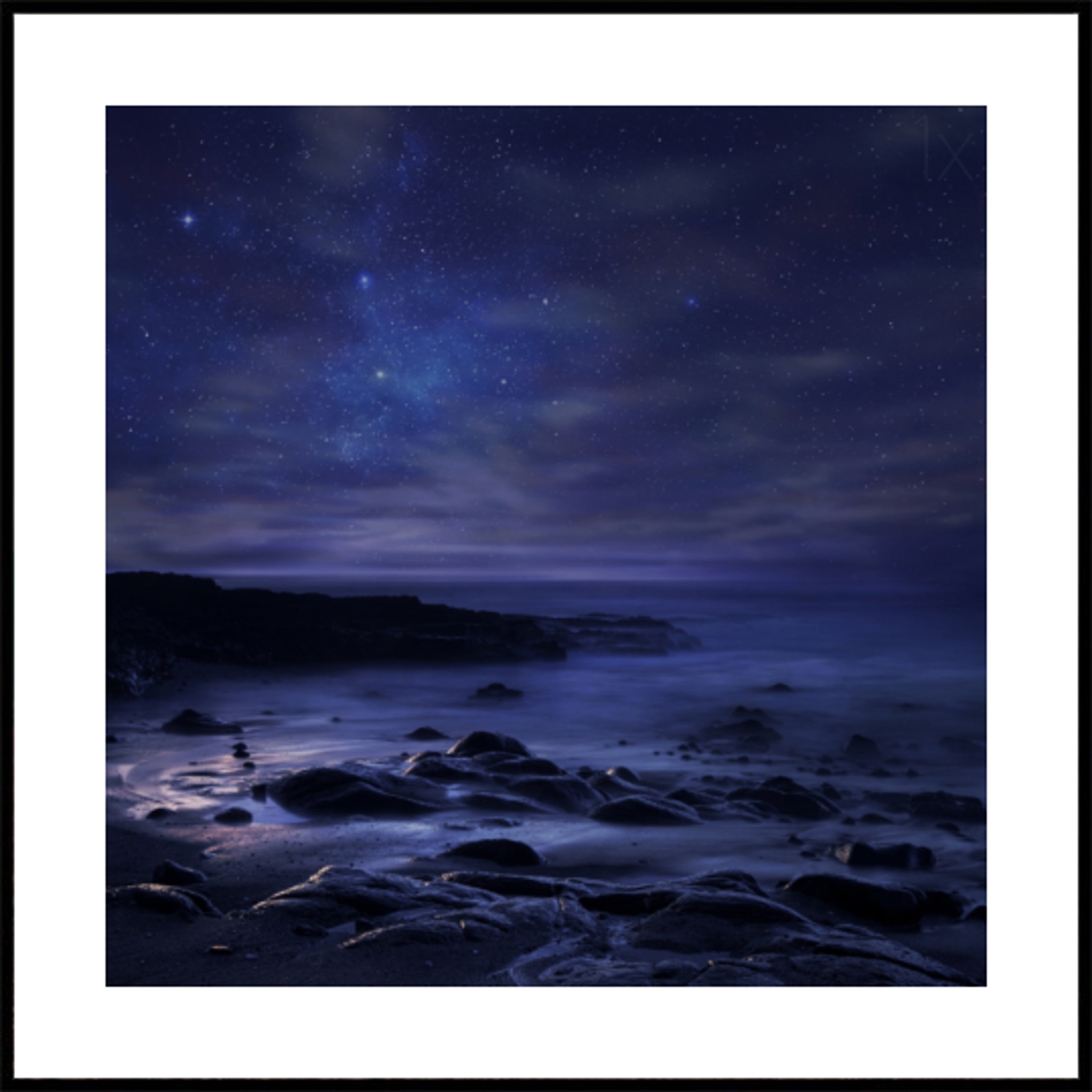 Costa della notte stellata