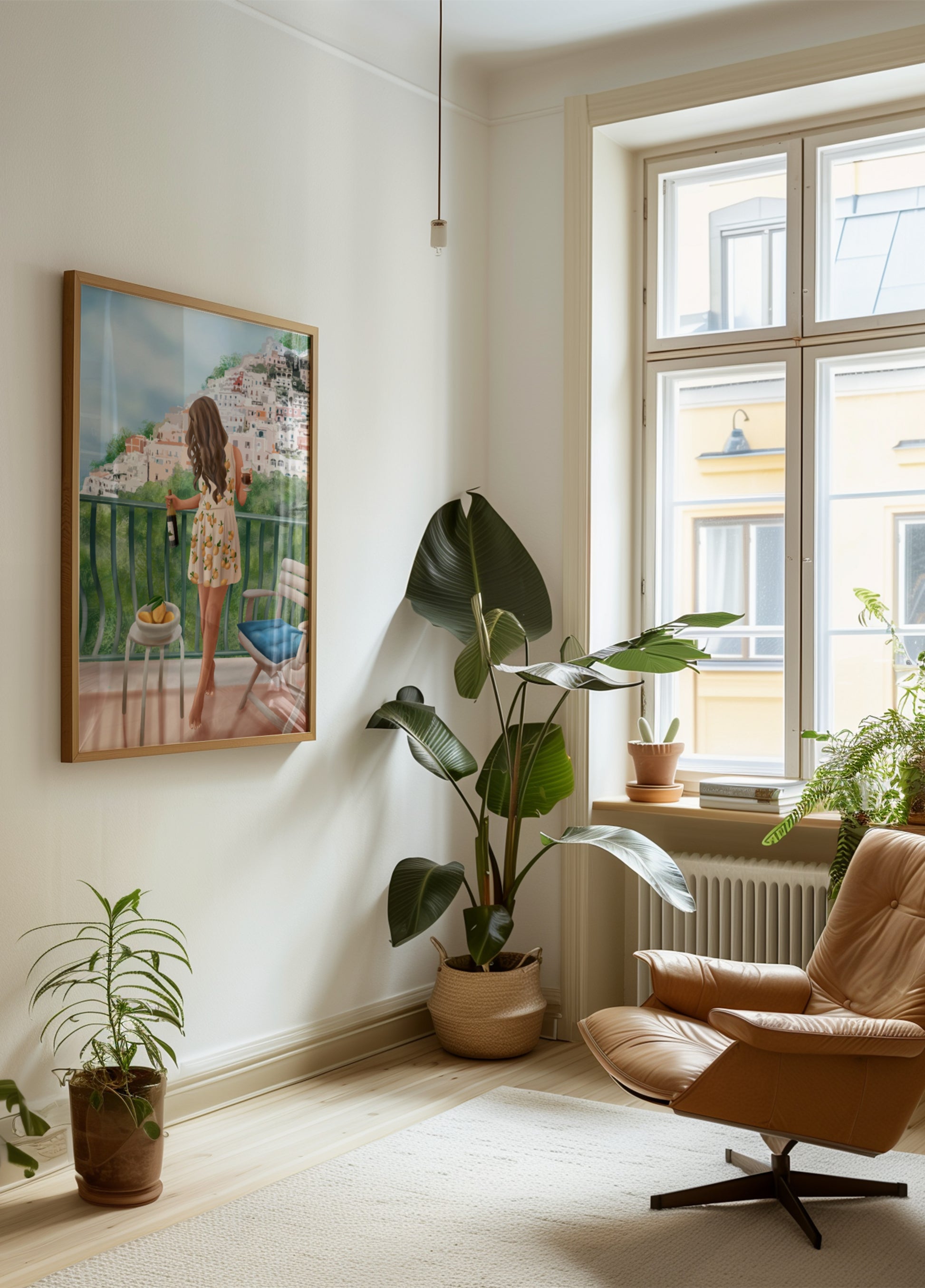 Balcone di limoni italiani