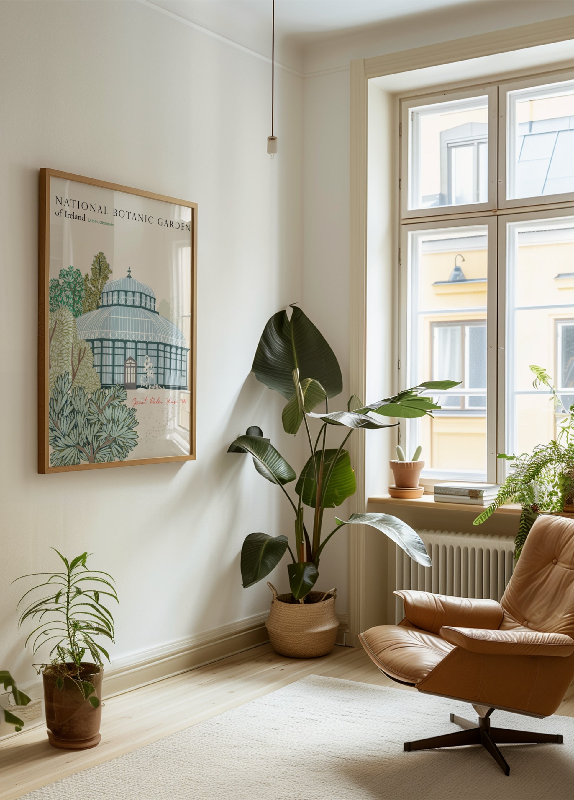 Grande giardino della casa delle palme