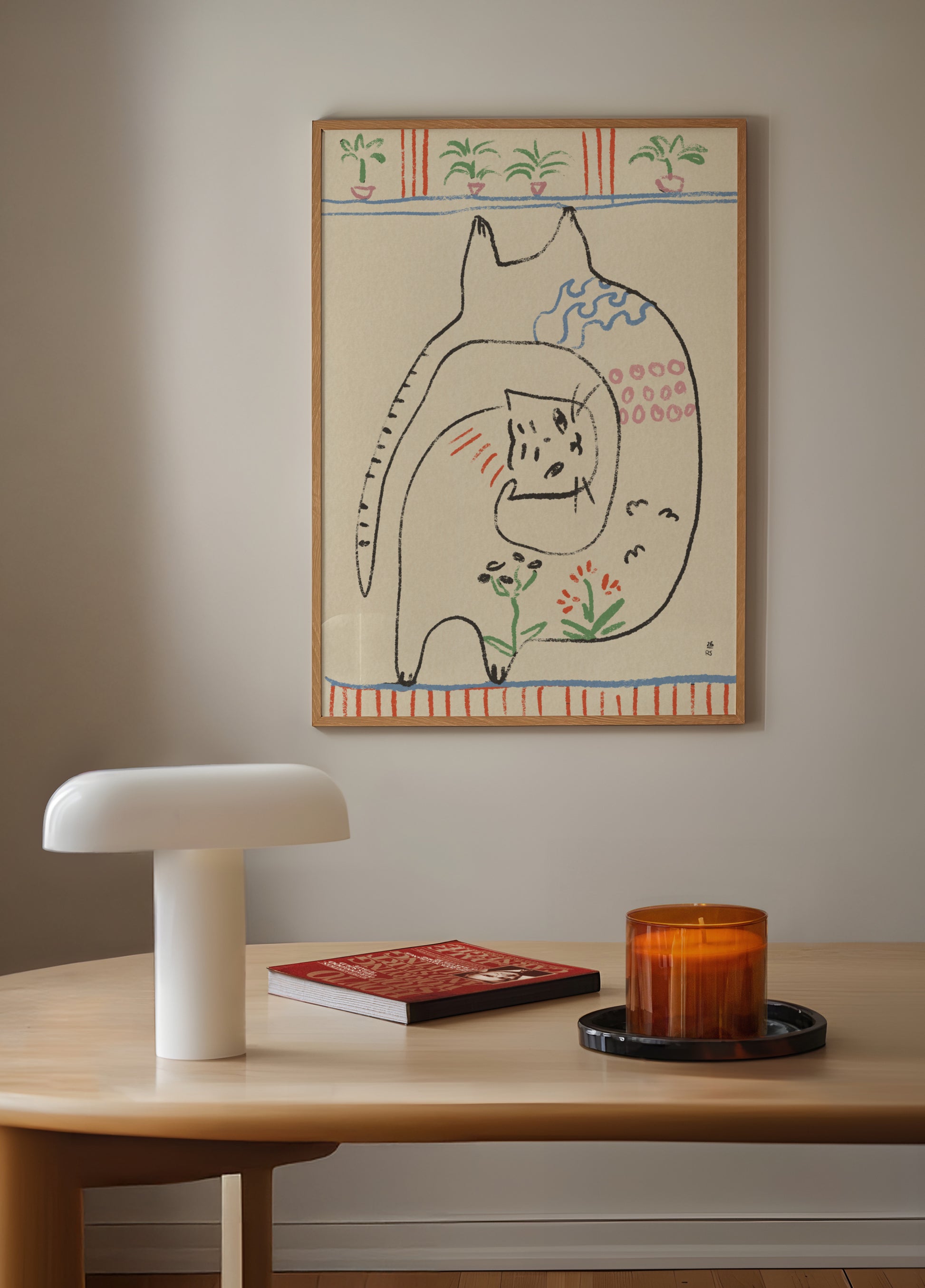 Illustrazione di gatti giocosi