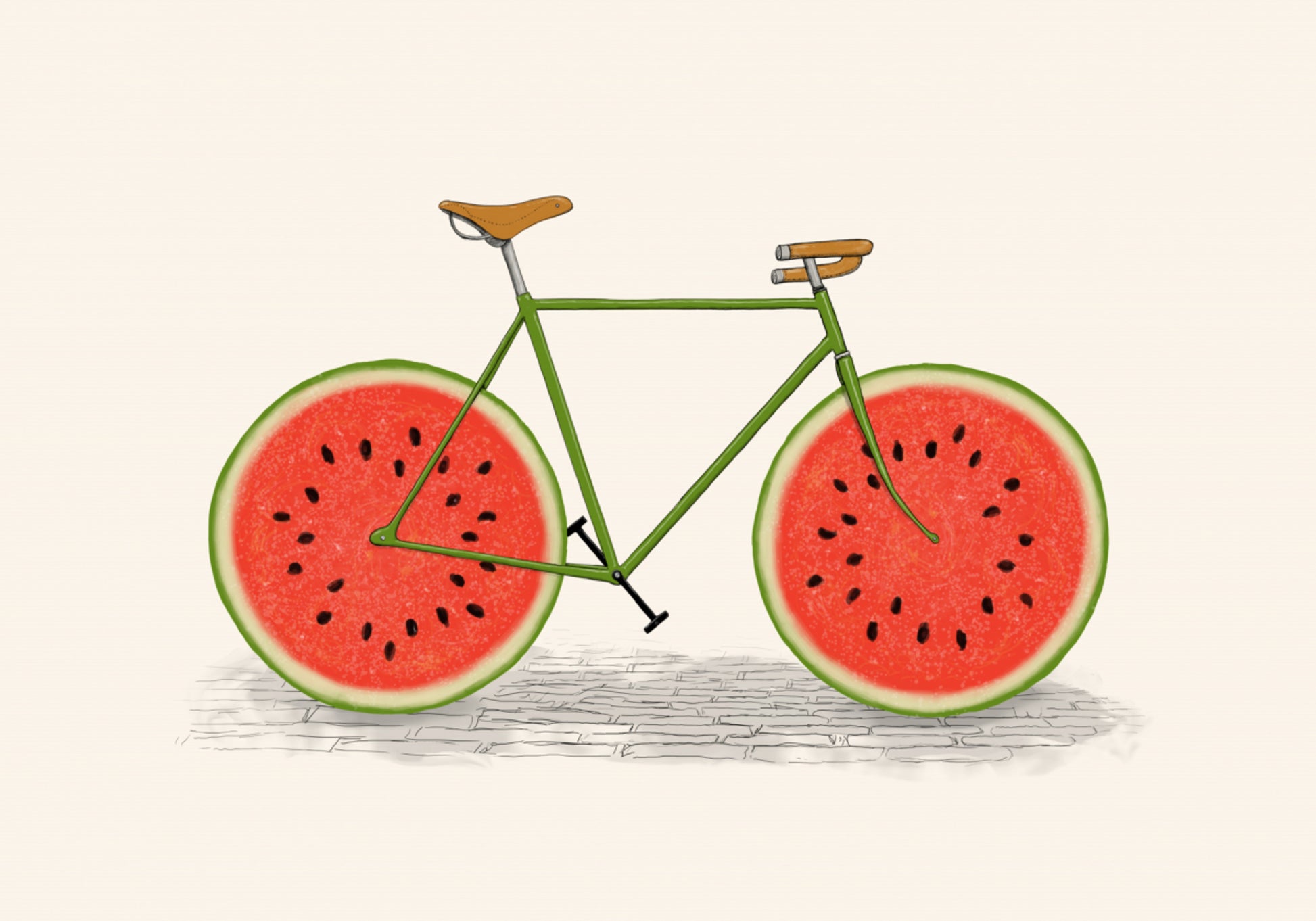 Bicicletta dell'anguria