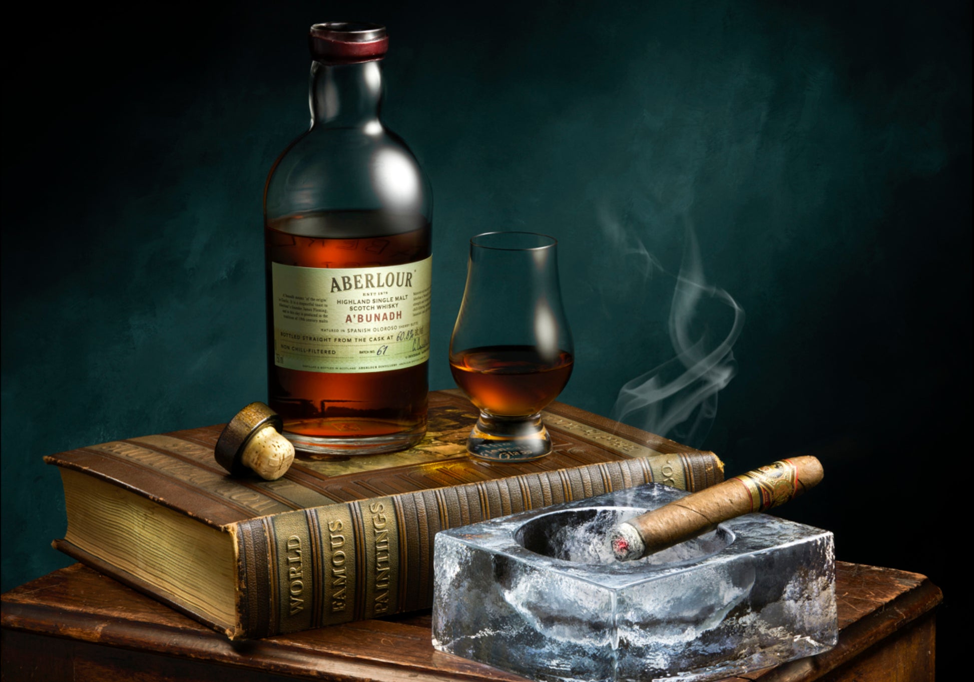 Libro dei sigari di whisky