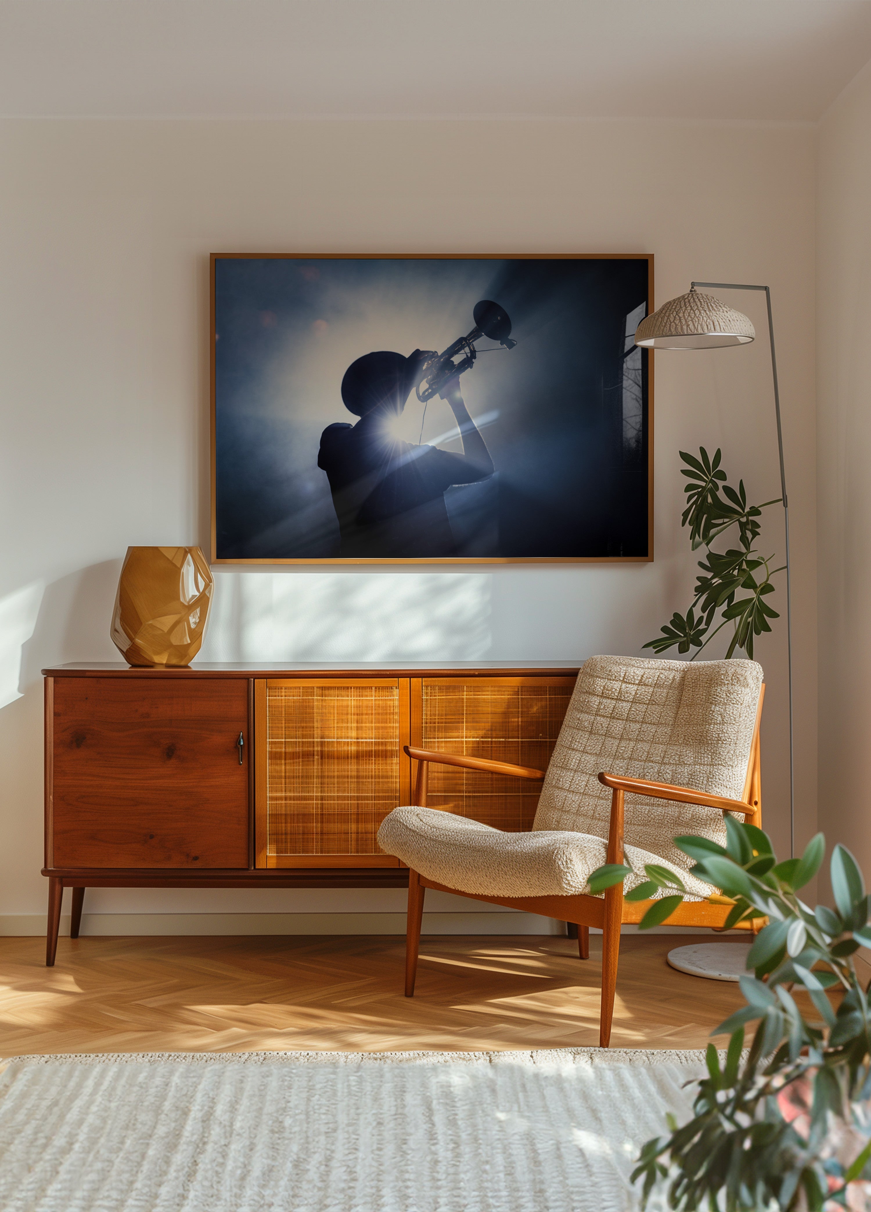 Esibizione di tromba jazz