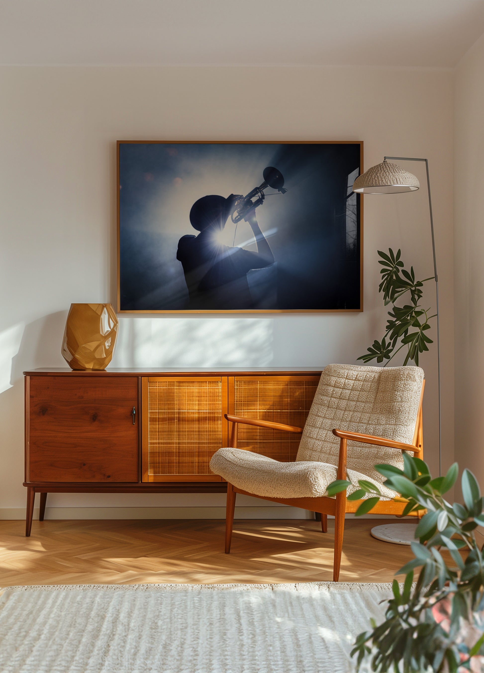 Esibizione di tromba jazz