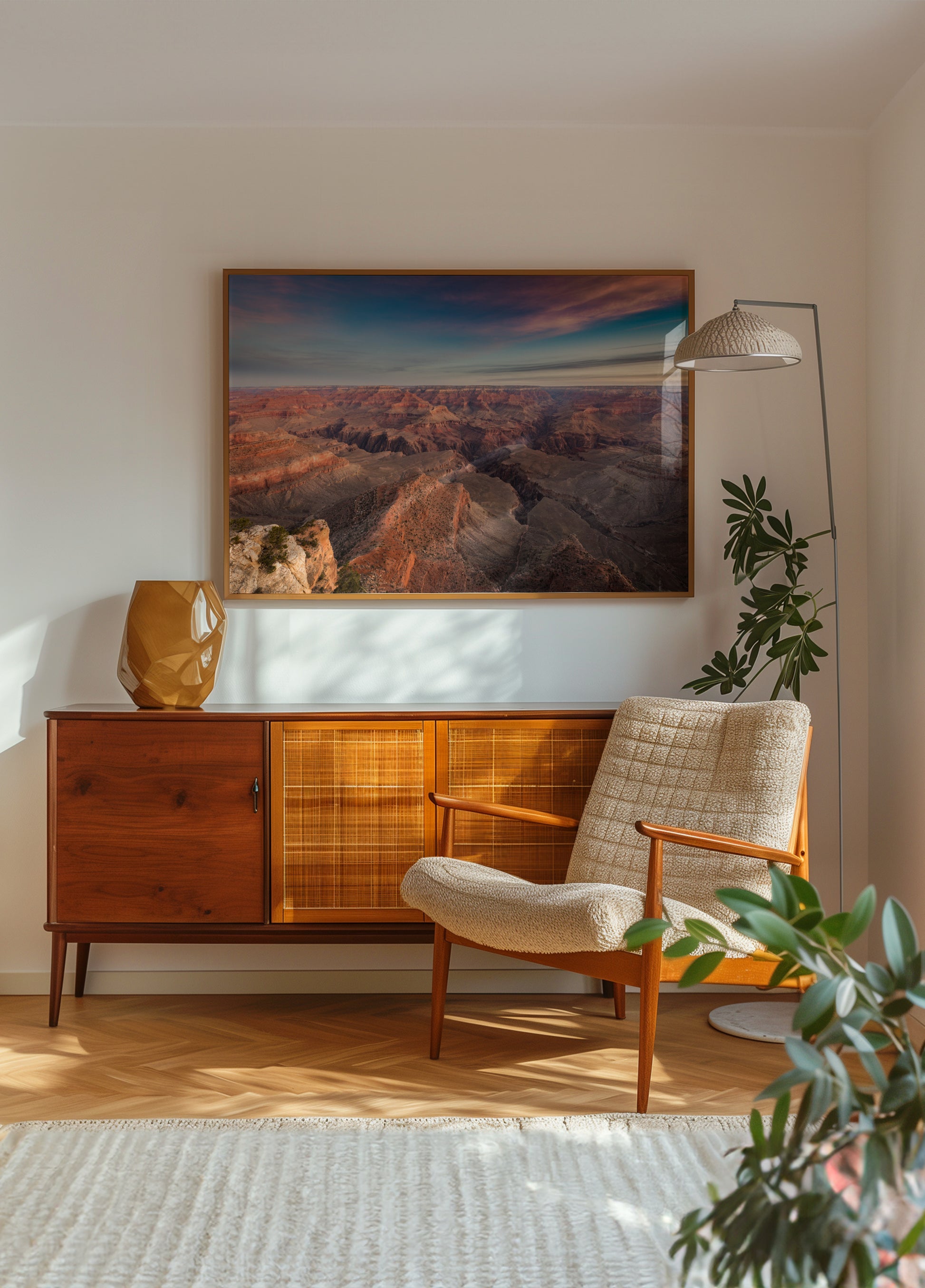 Vista dell'alba sul Grand Canyon