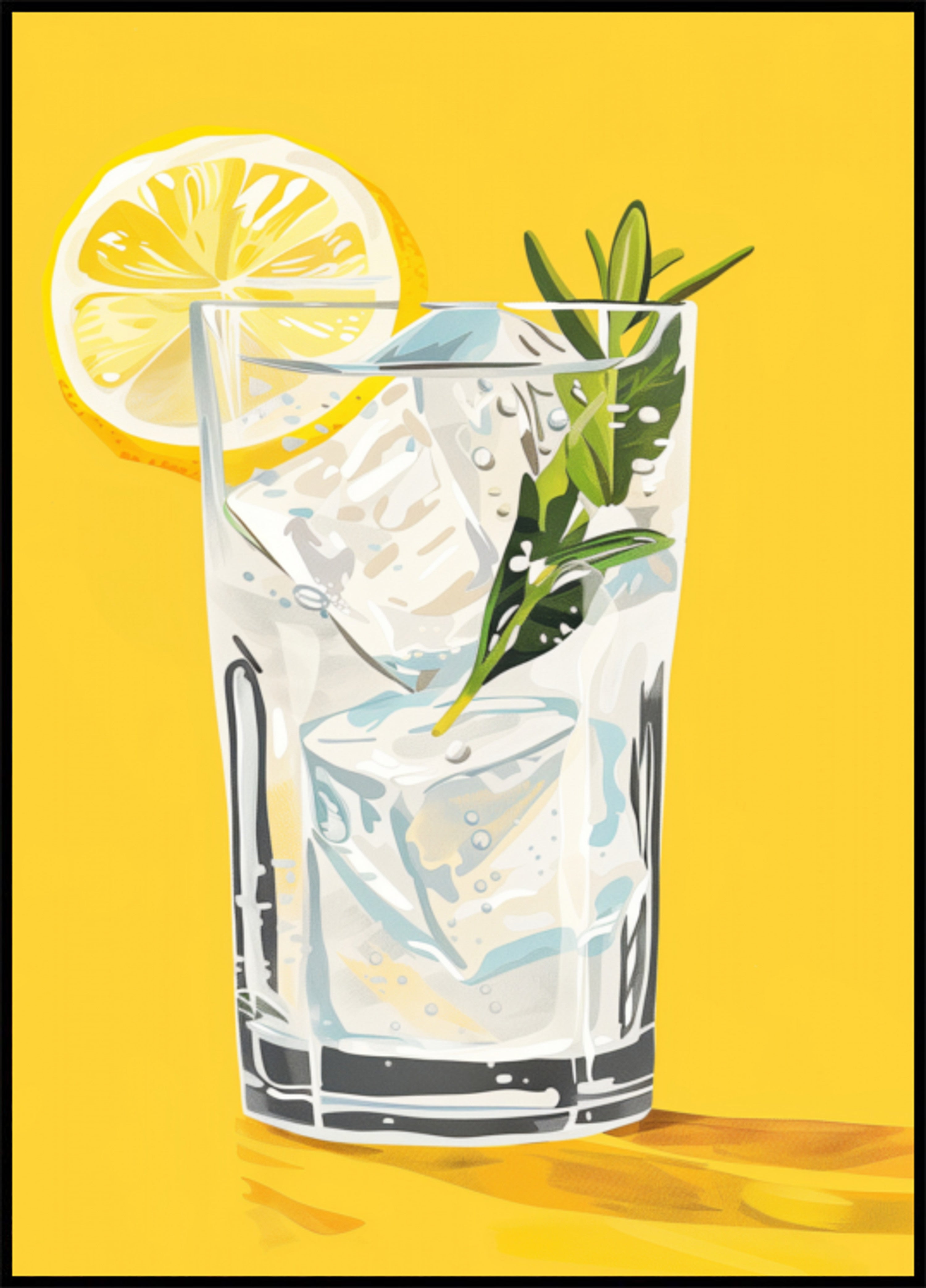 Rinfrescante al limone e rosmarino