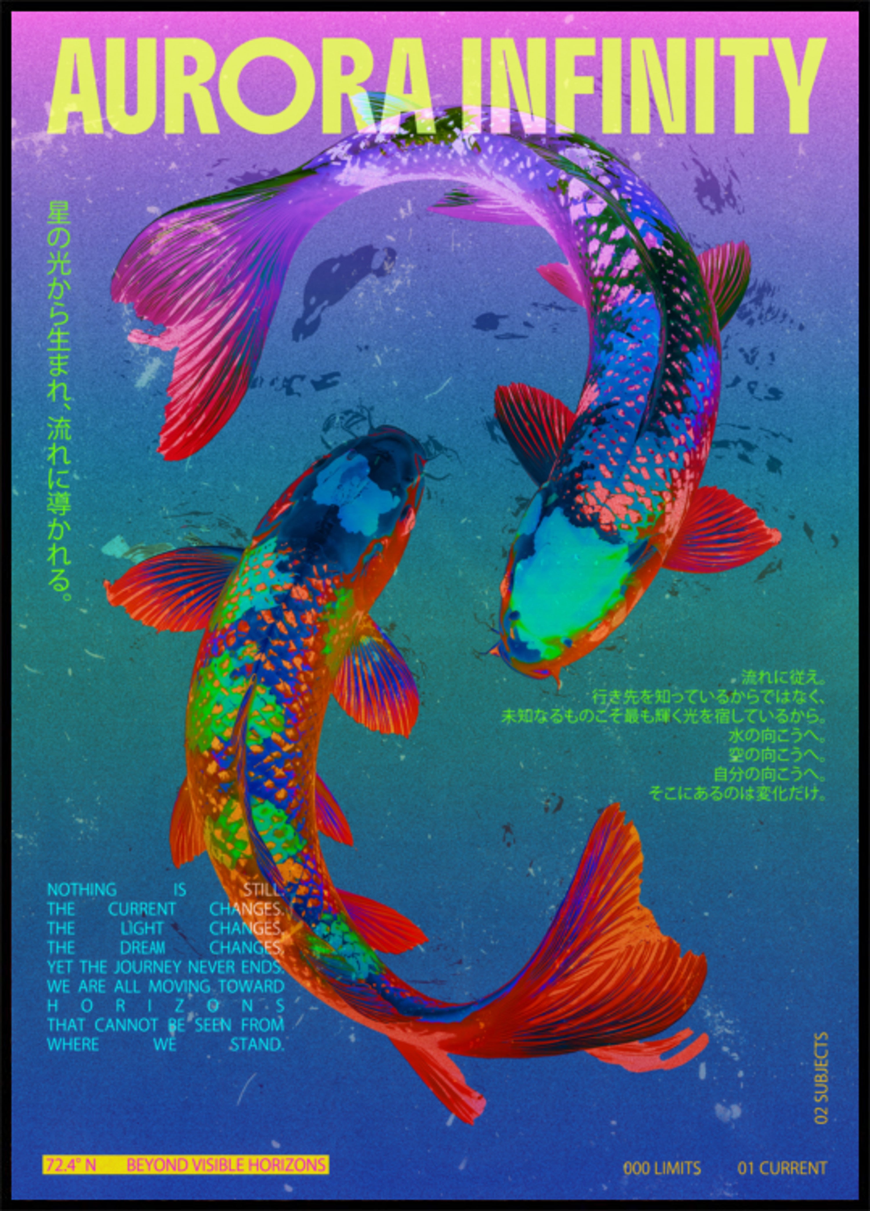La vibrante Aurora Koi