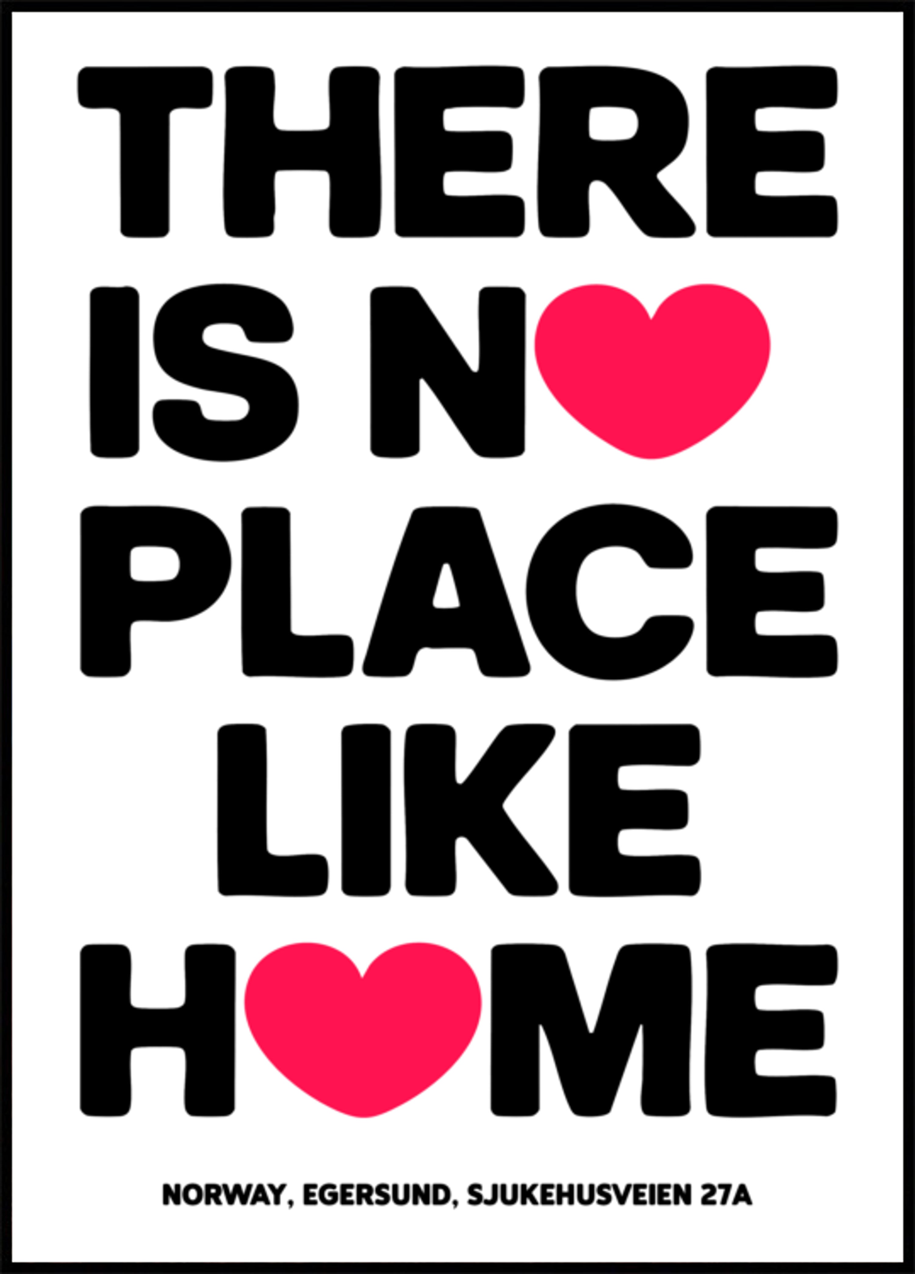 Poster con citazione personale per la casa