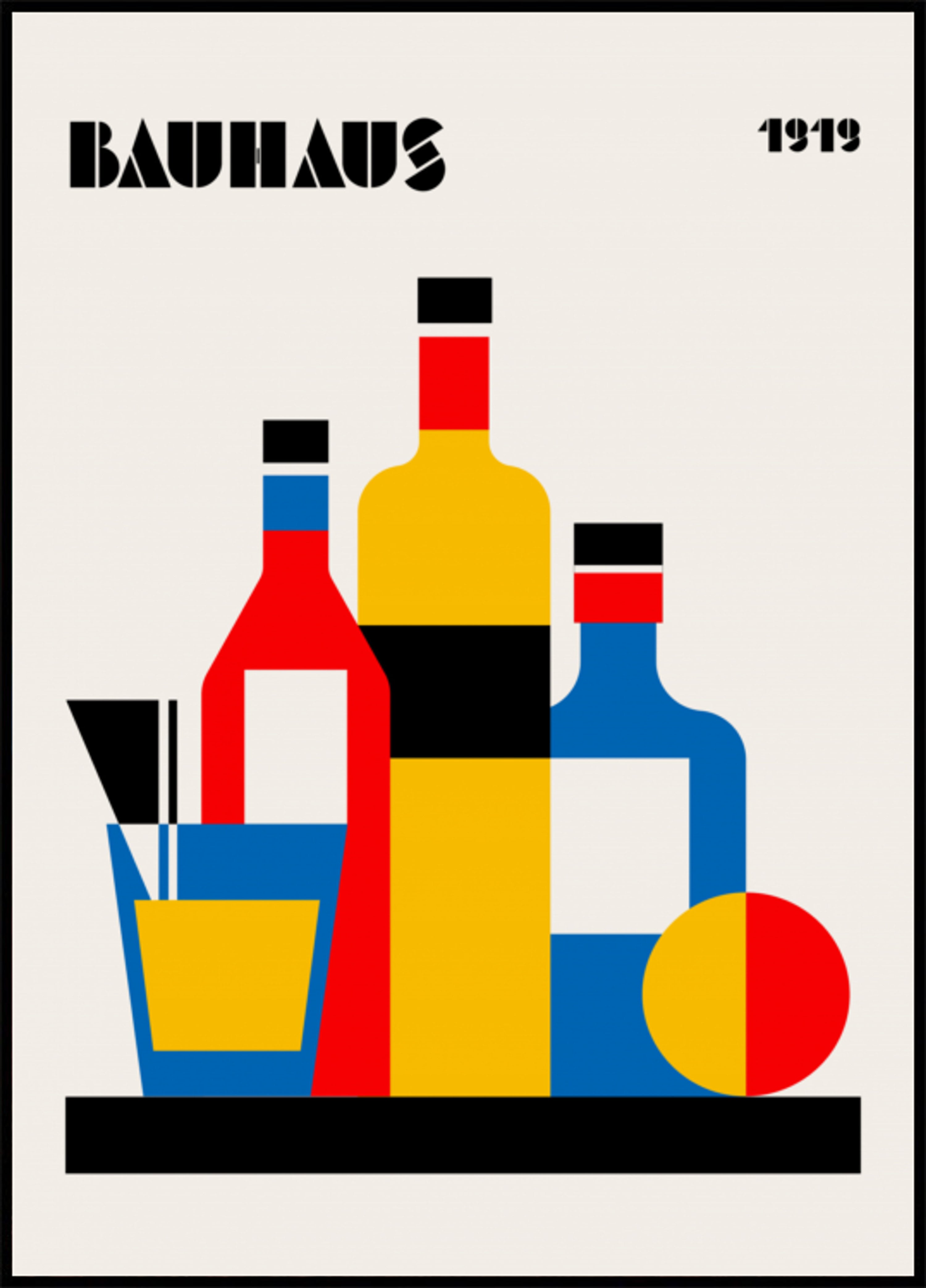 Natura morta geometrica del Bauhaus