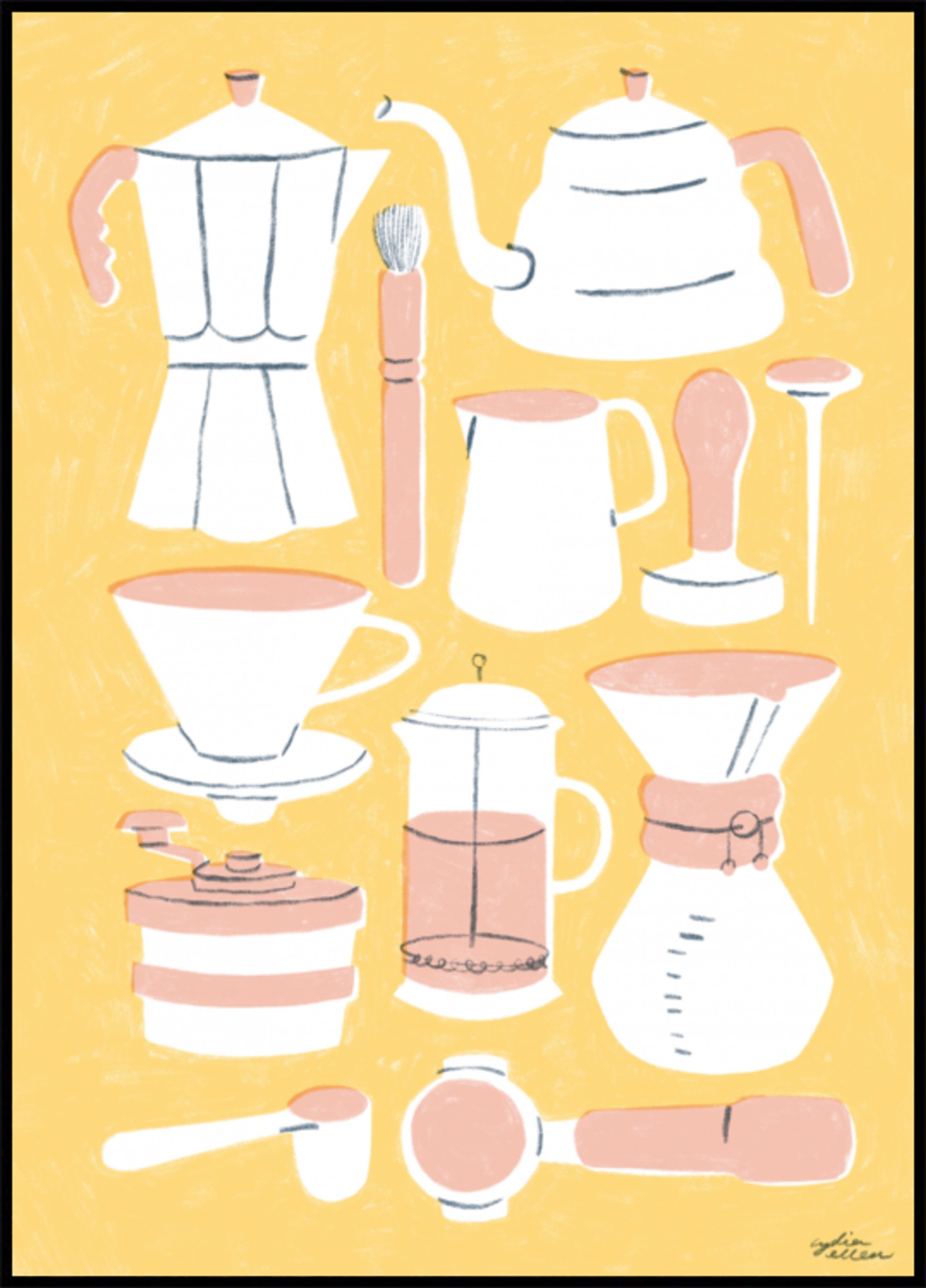 Elementi essenziali per la preparazione del caffè