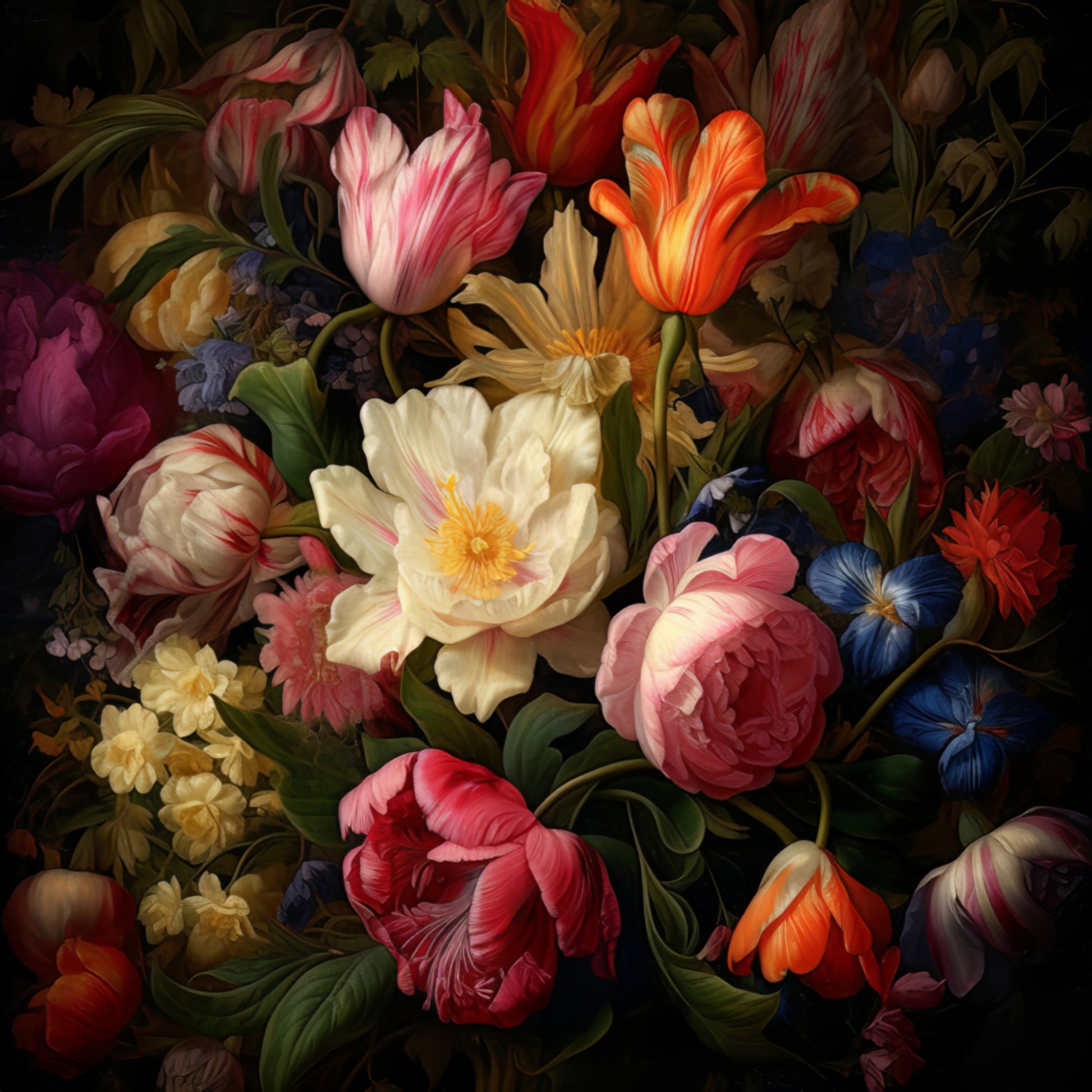 Bouquet floreale vibrante