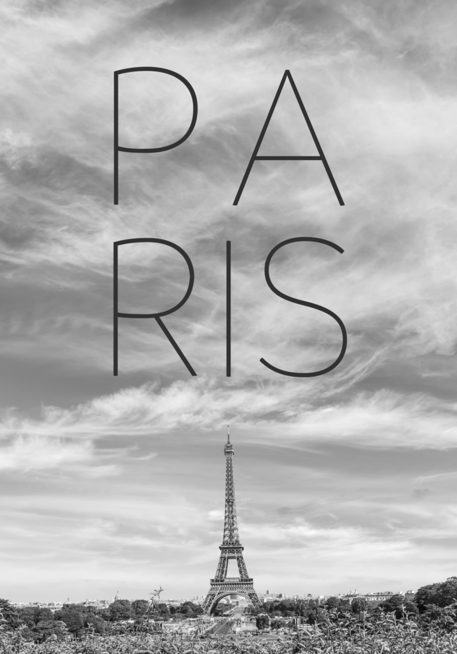 Vista della Torre Eiffel di PARIGI