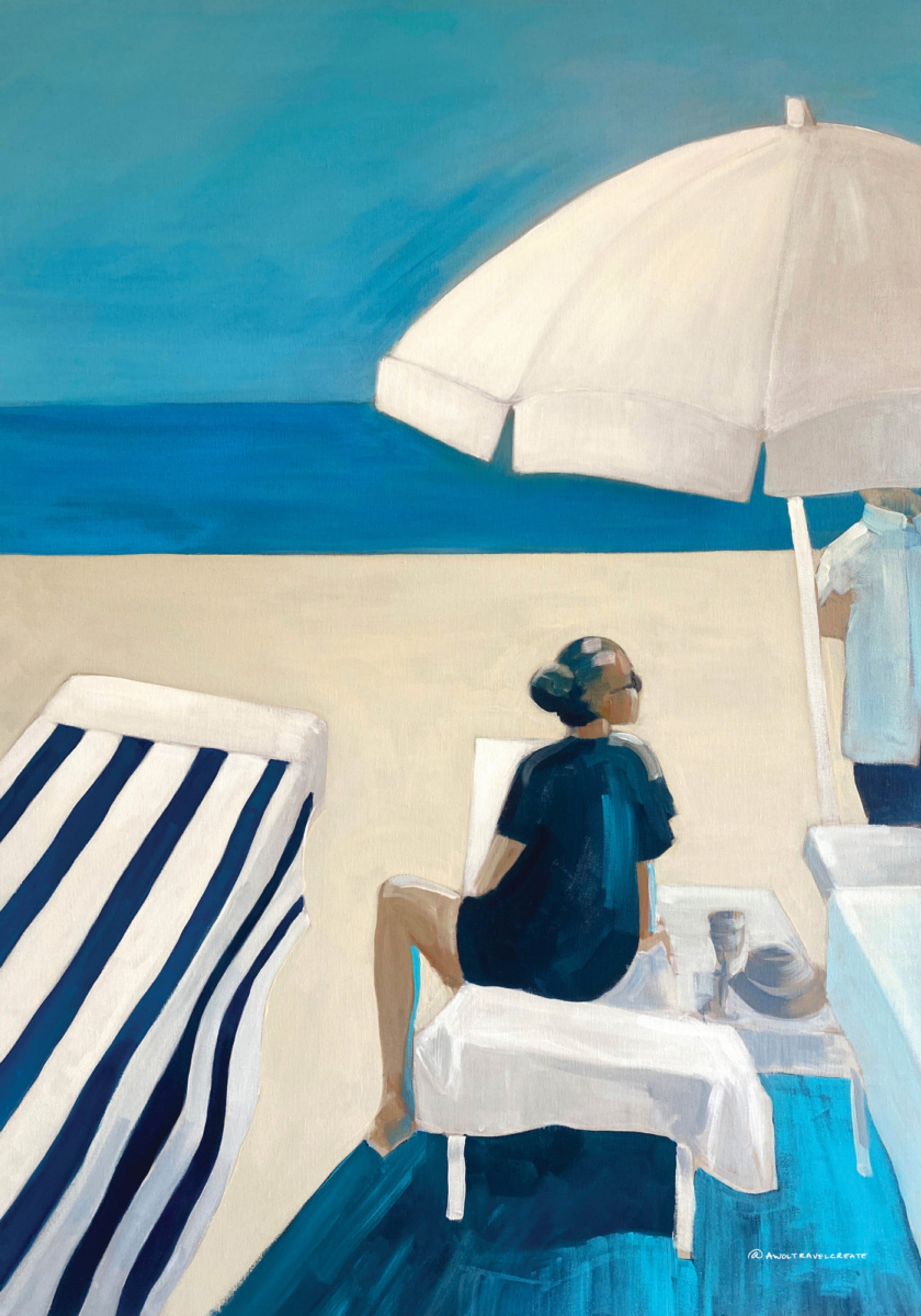 Serenità di una giornata in spiaggia