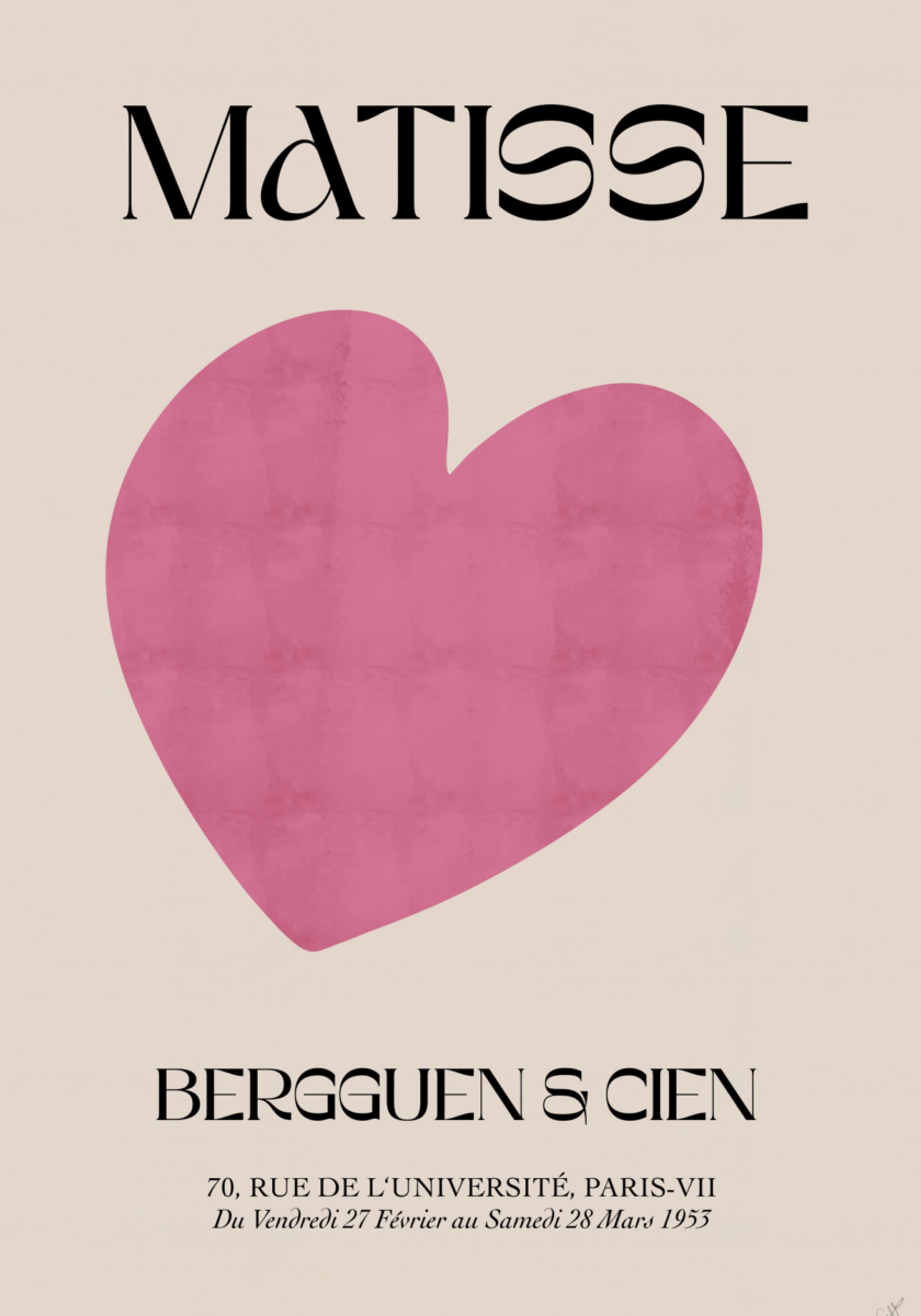 Cuore rosa minimo