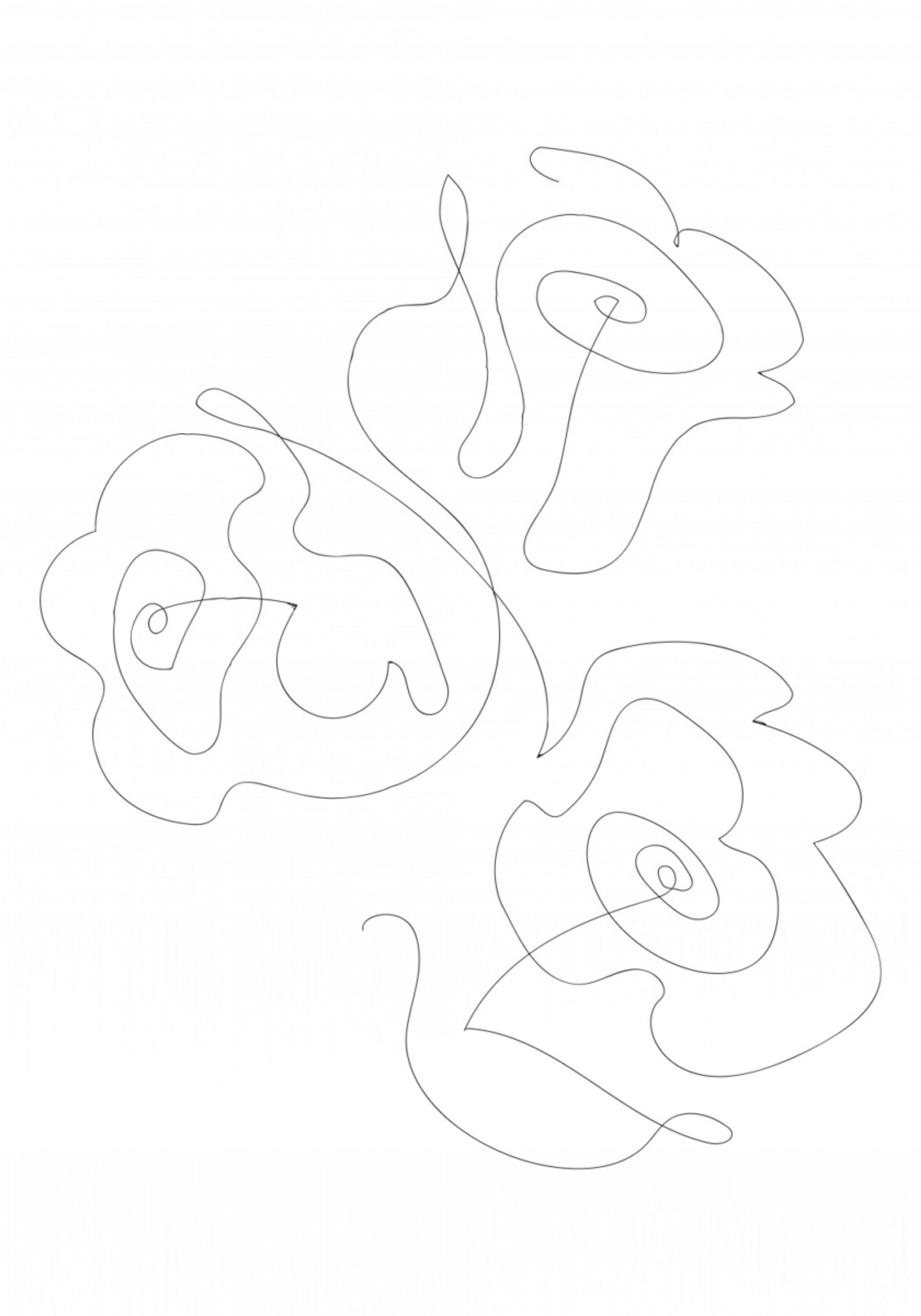 Fiori di linea minimalista