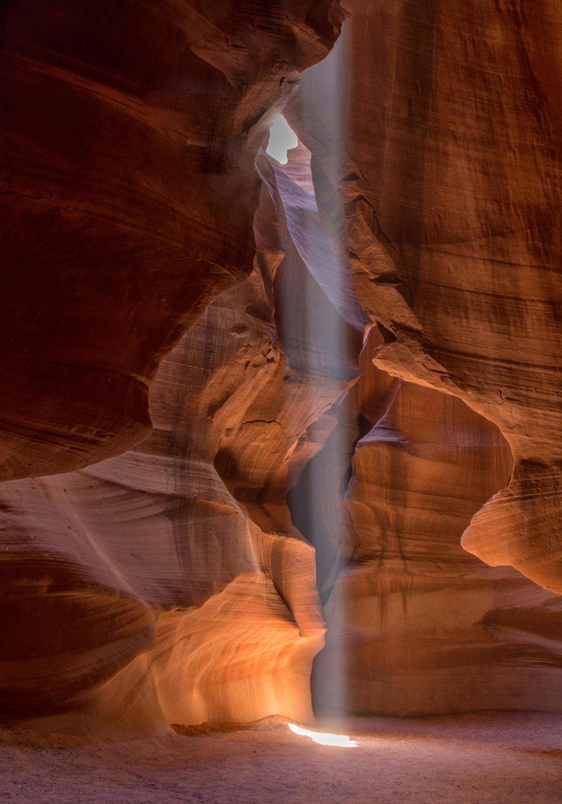 Raggio di sole nel canyon del castello