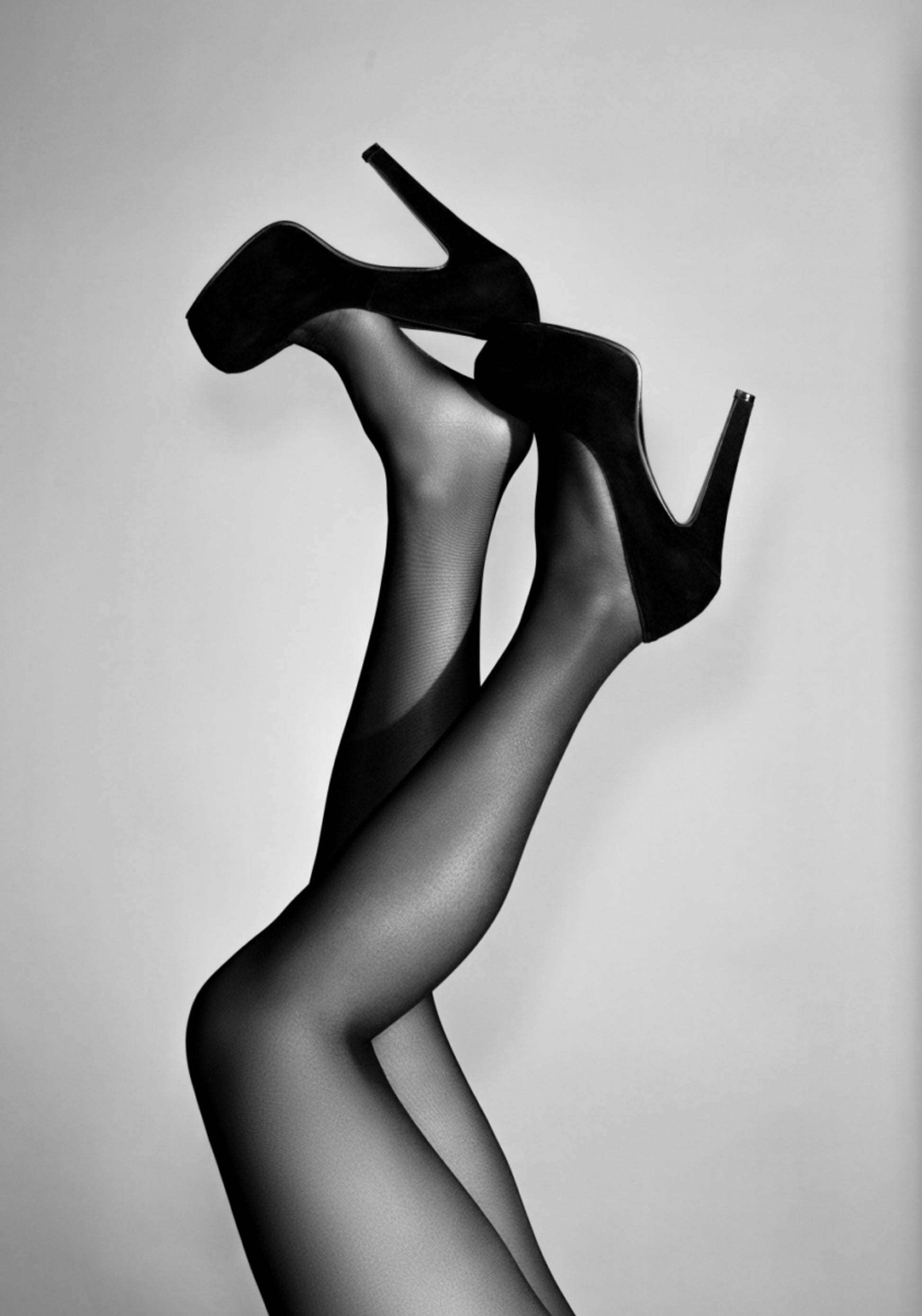 Gambe eleganti con tacco alto