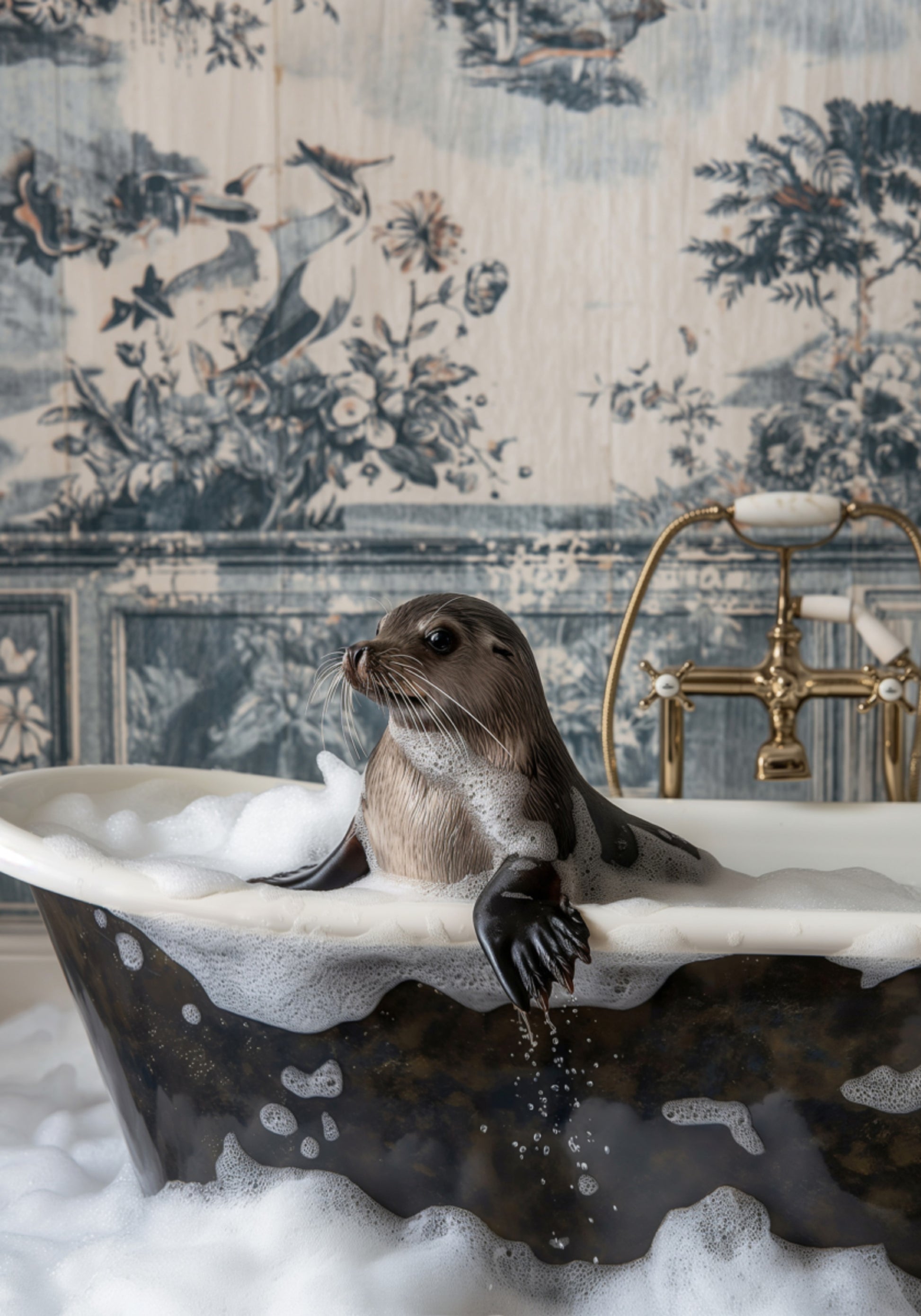 Il bagno di lusso di Seal
