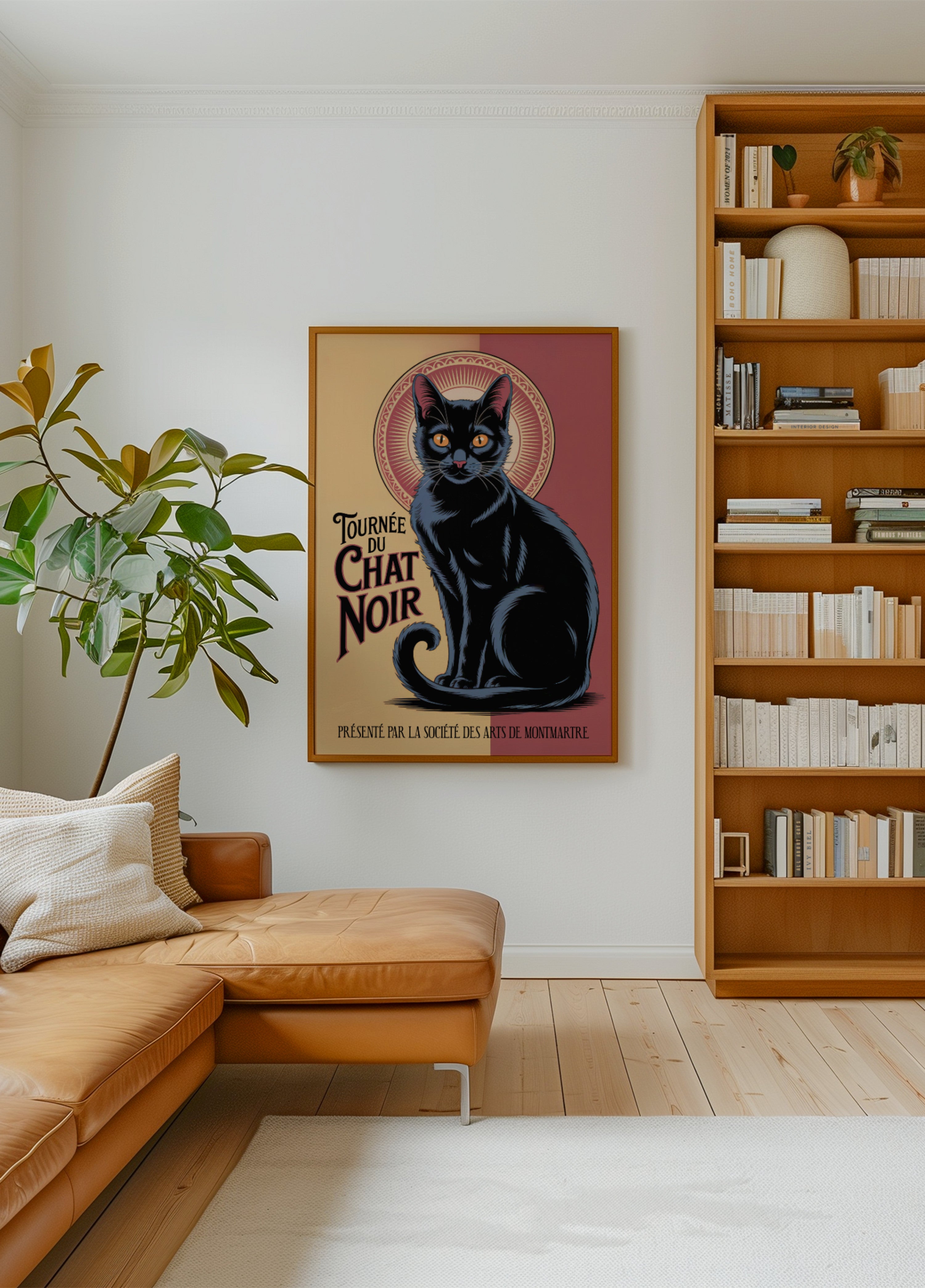 Gatto nero francese vintage