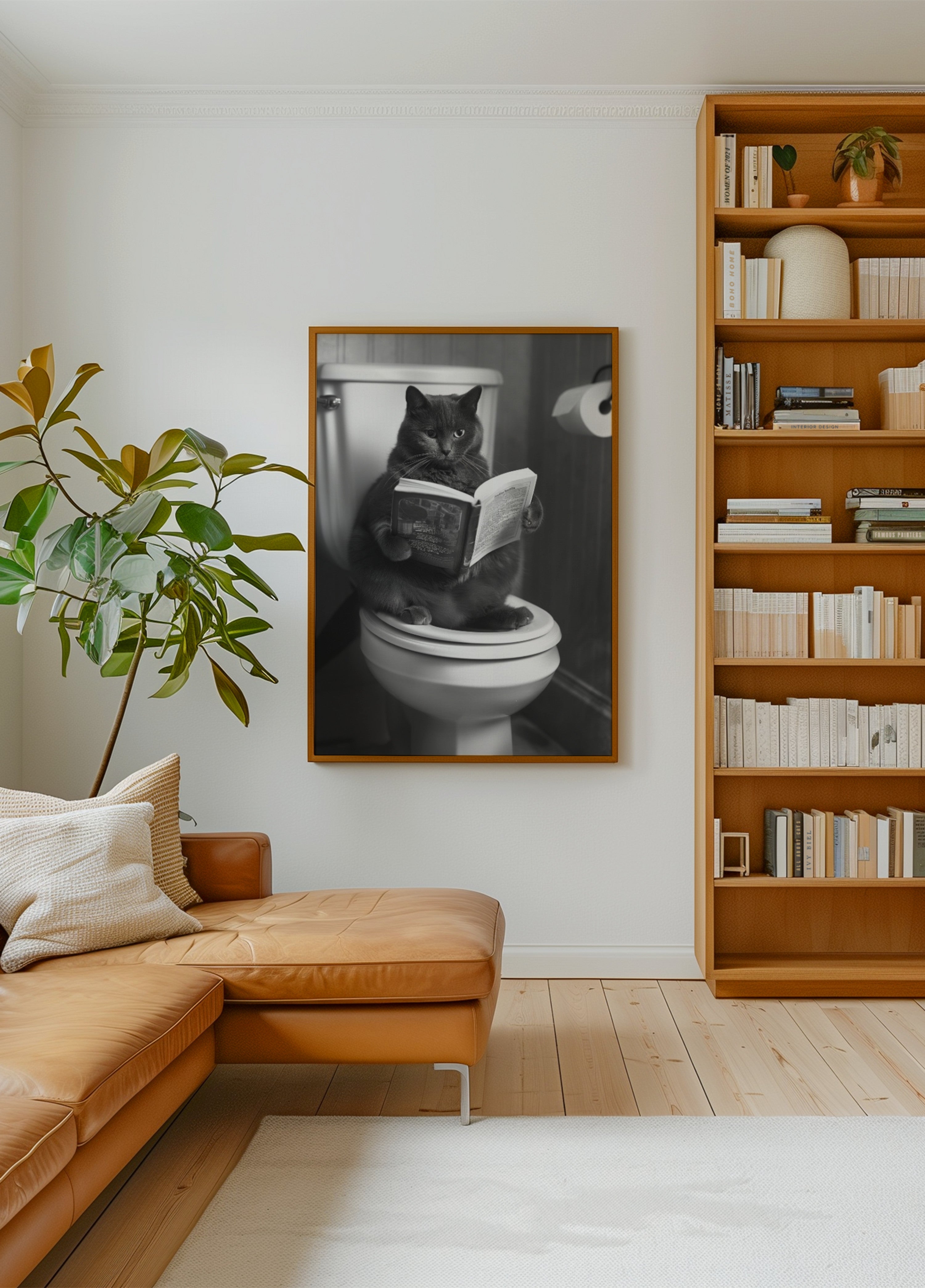 Gattino taglie forti in bagno