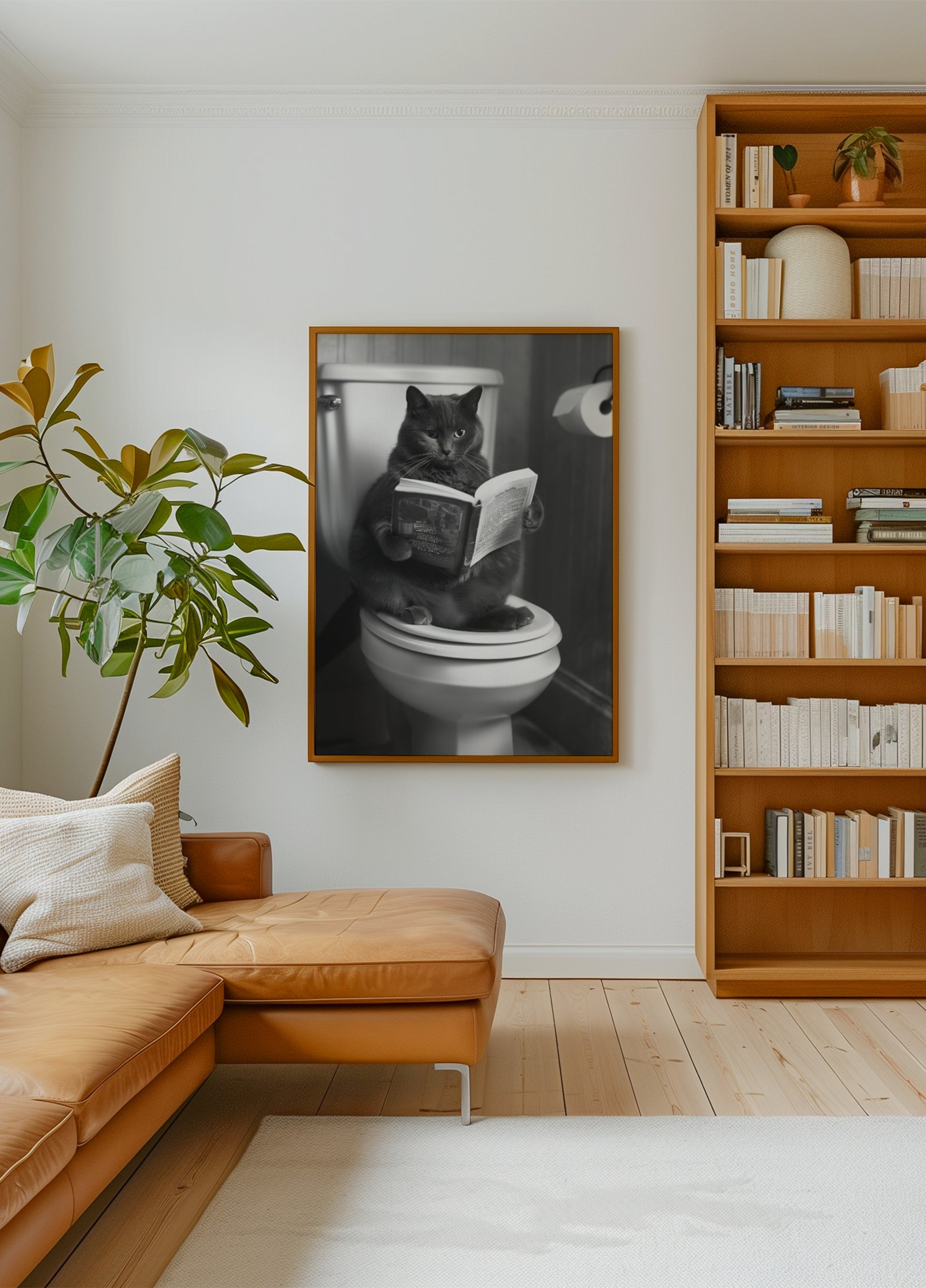 Gattino taglie forti in bagno