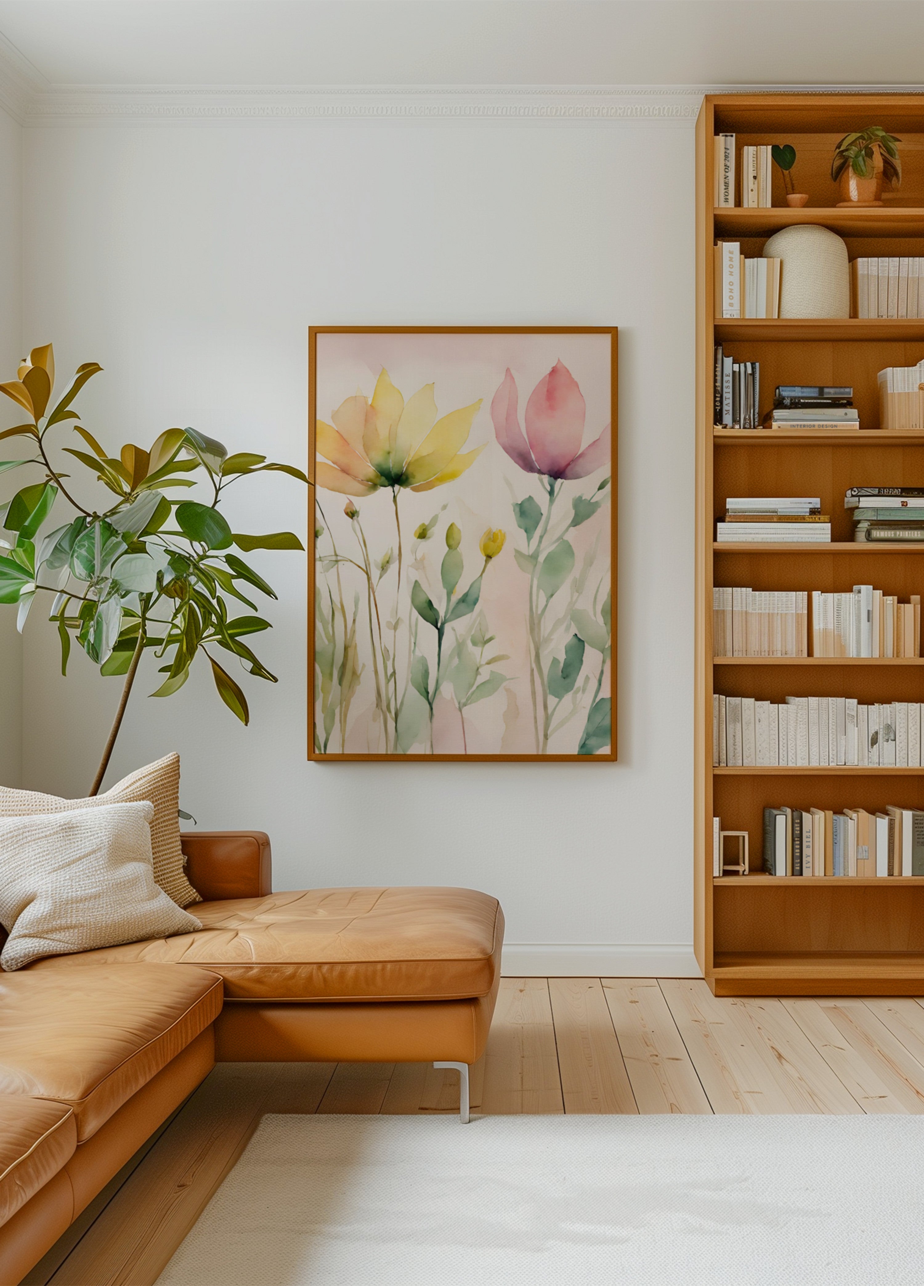 Morbidi fiori ad acquerello