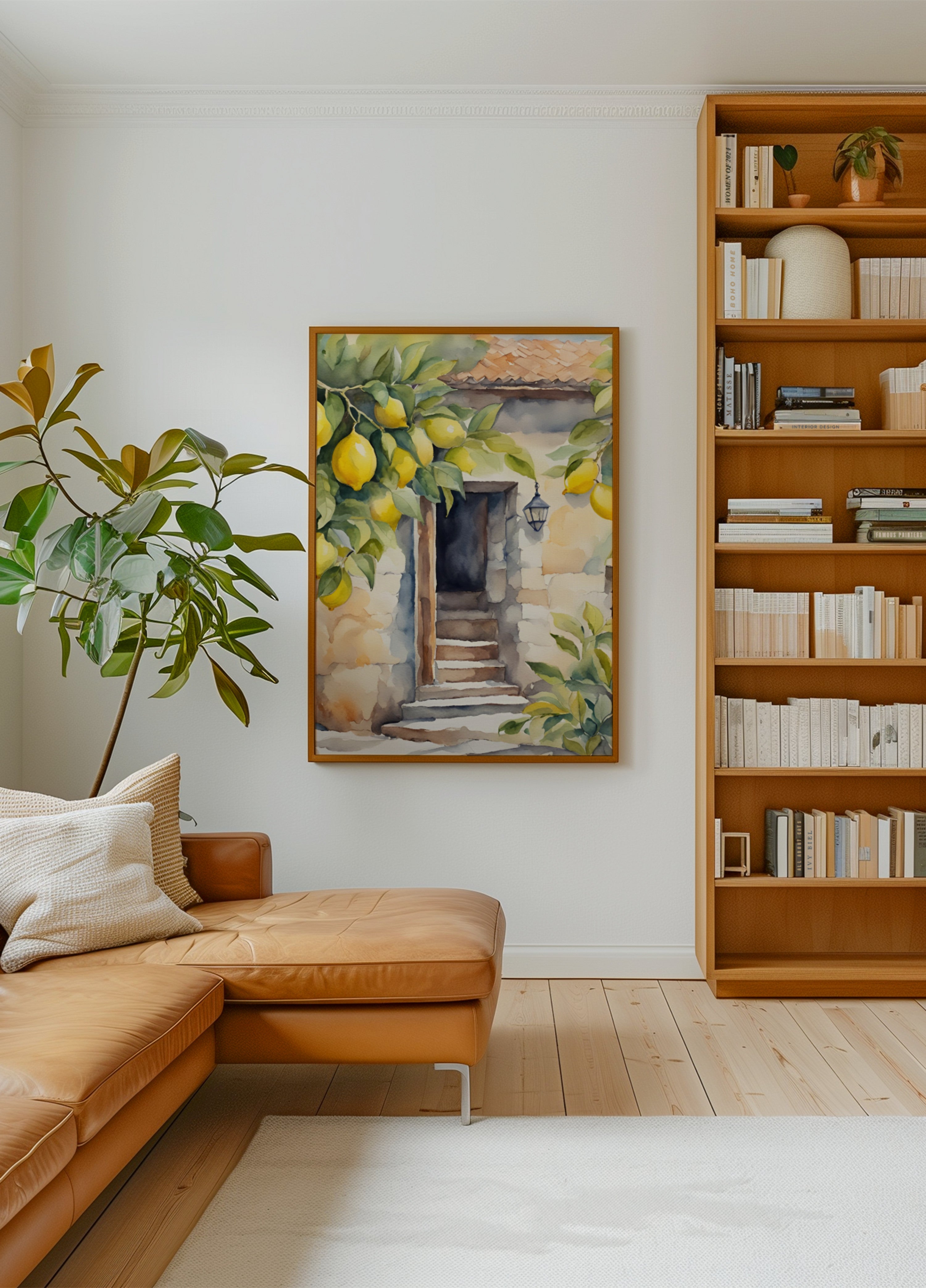 Ingresso soleggiato al limone