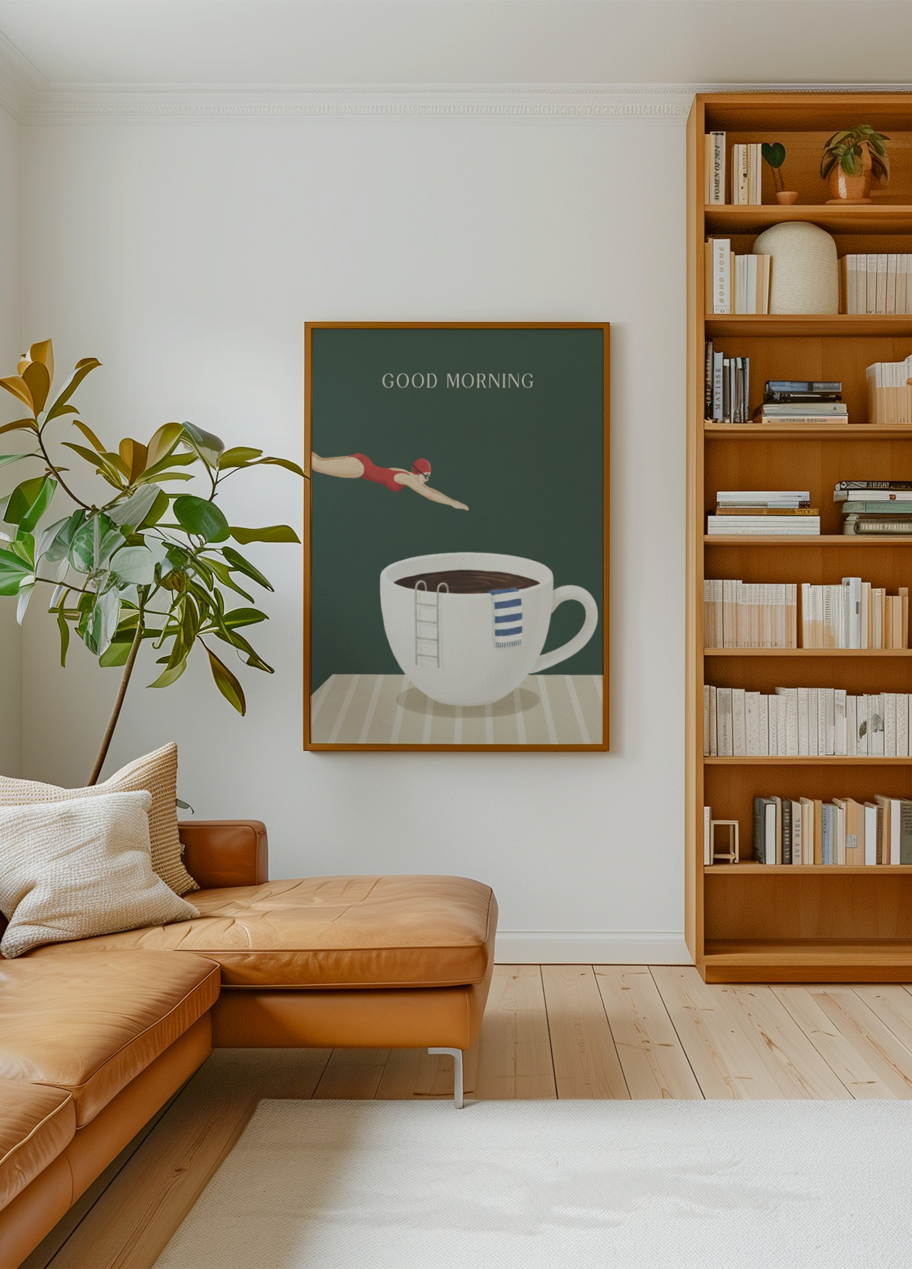 Immersione al caffè mattutino