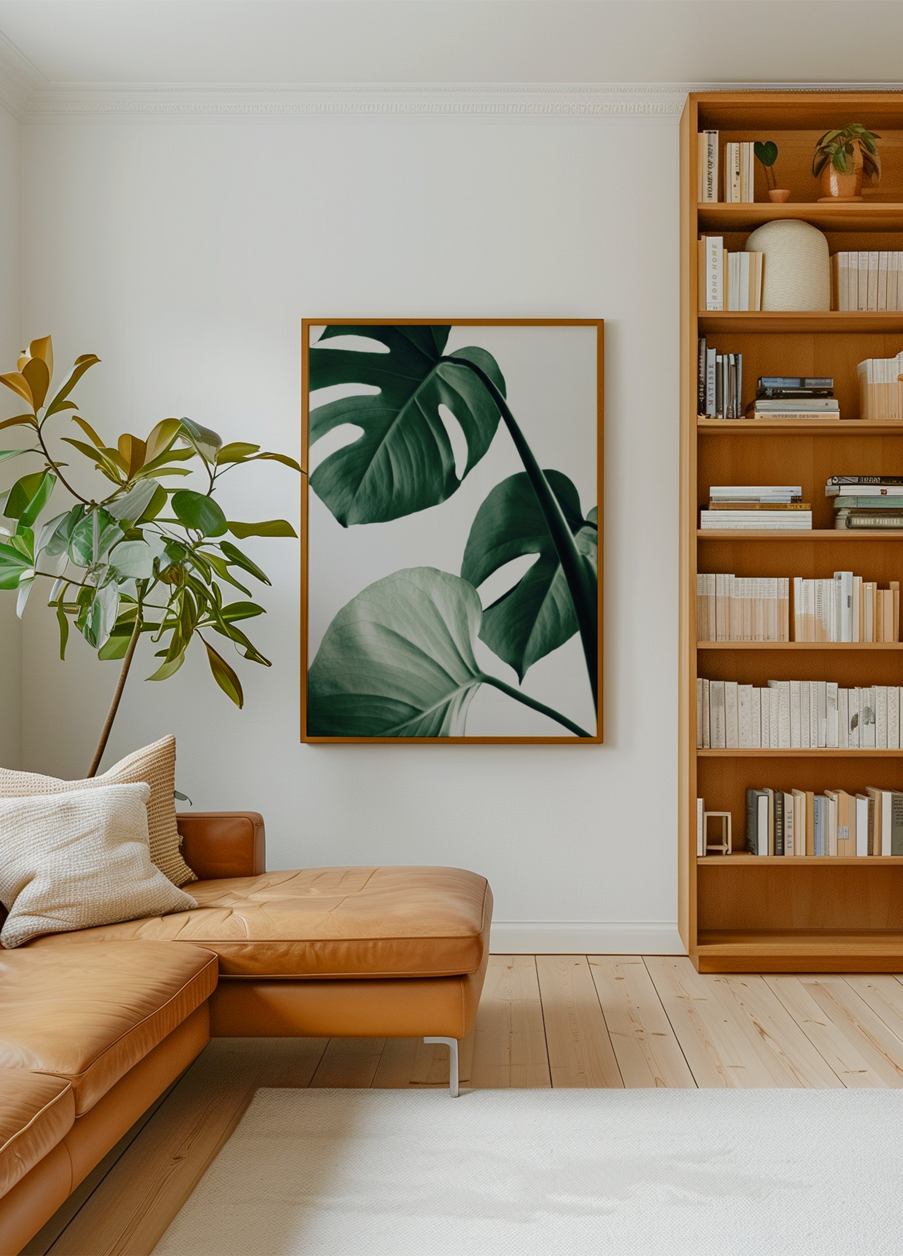 Foglie lussureggianti di Monstera