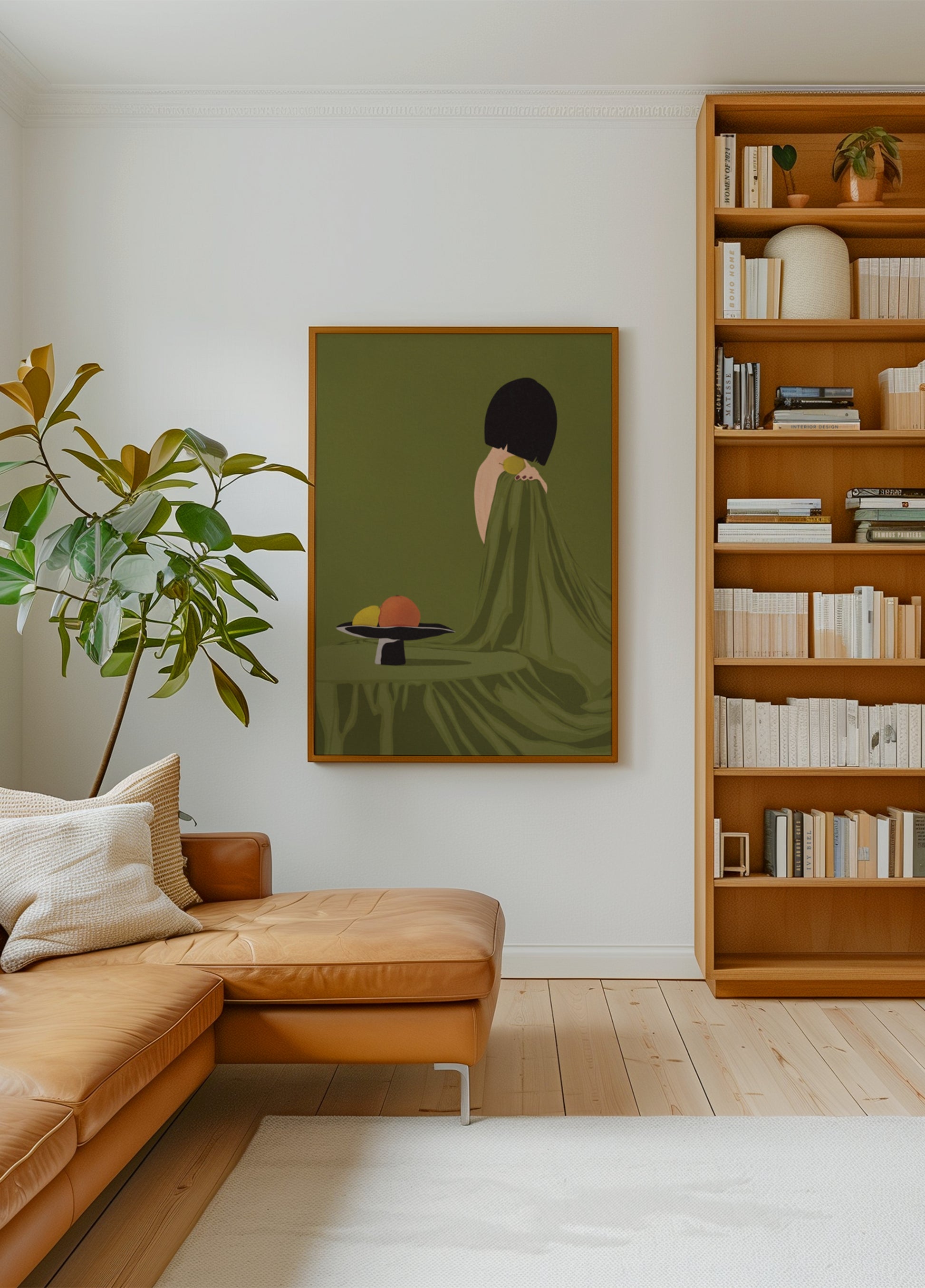 Abito verde ancora in vita