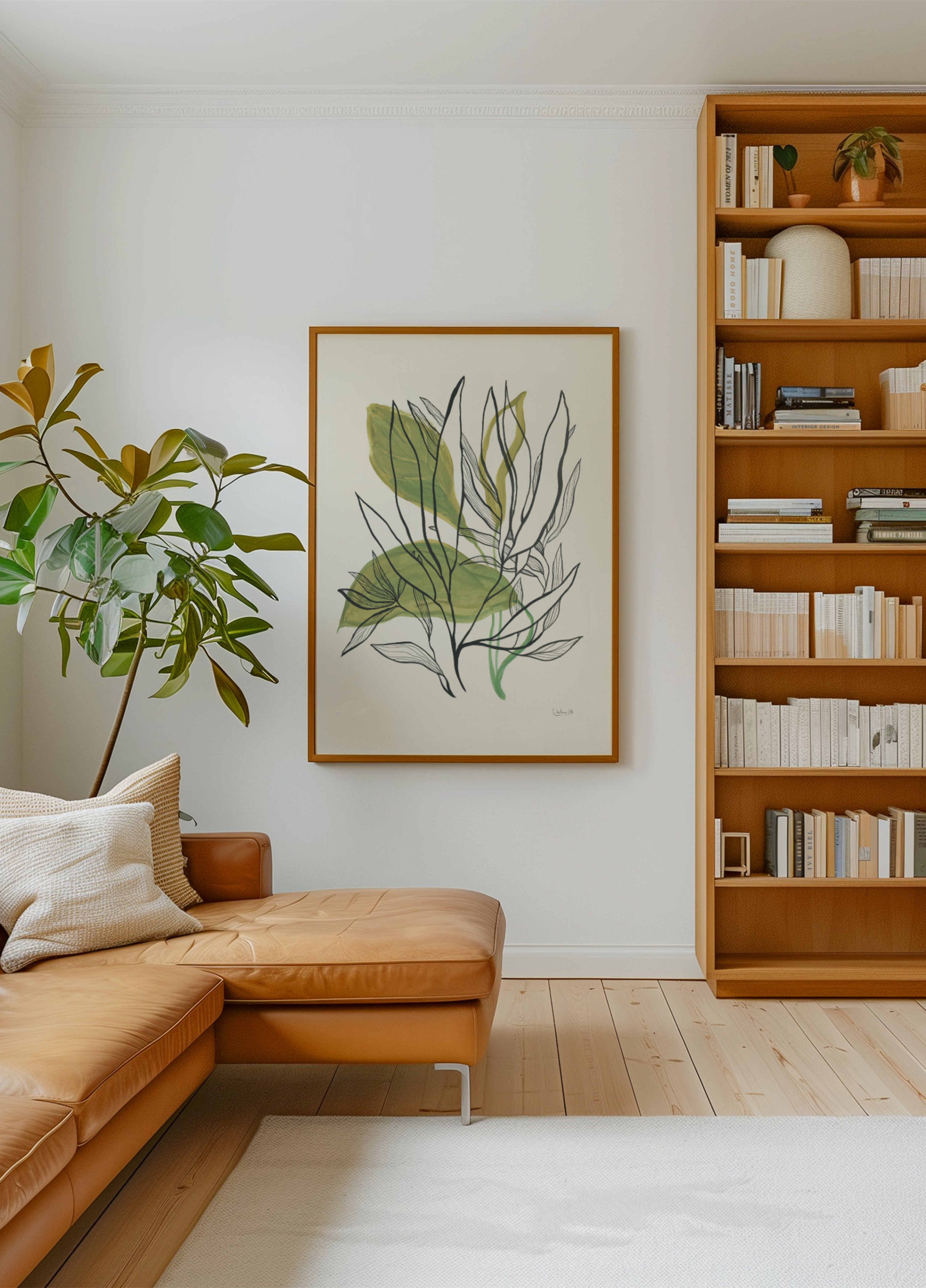 Foglie botaniche moderne