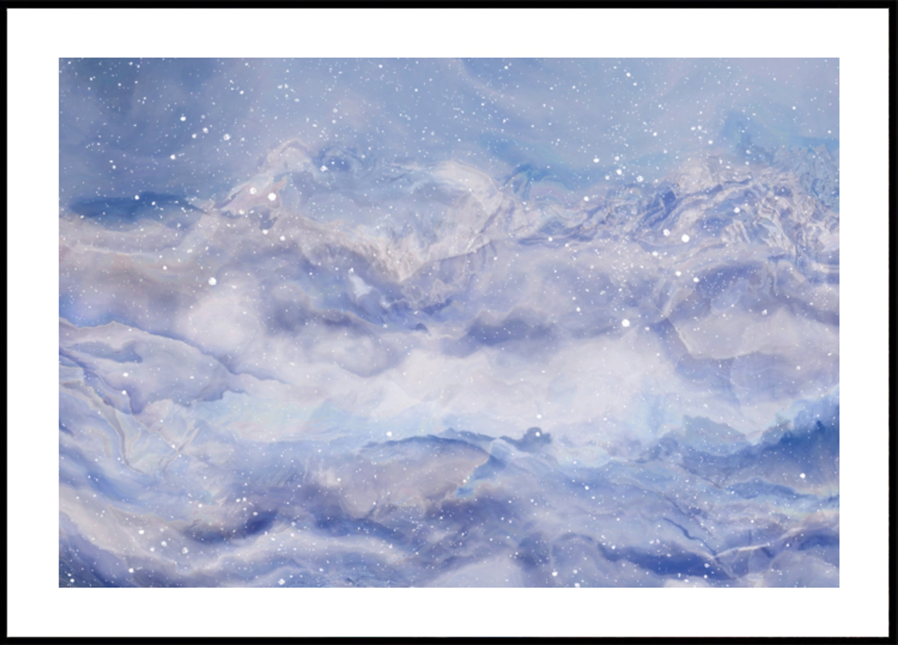 Montagne Sotto Un Cielo Stellato