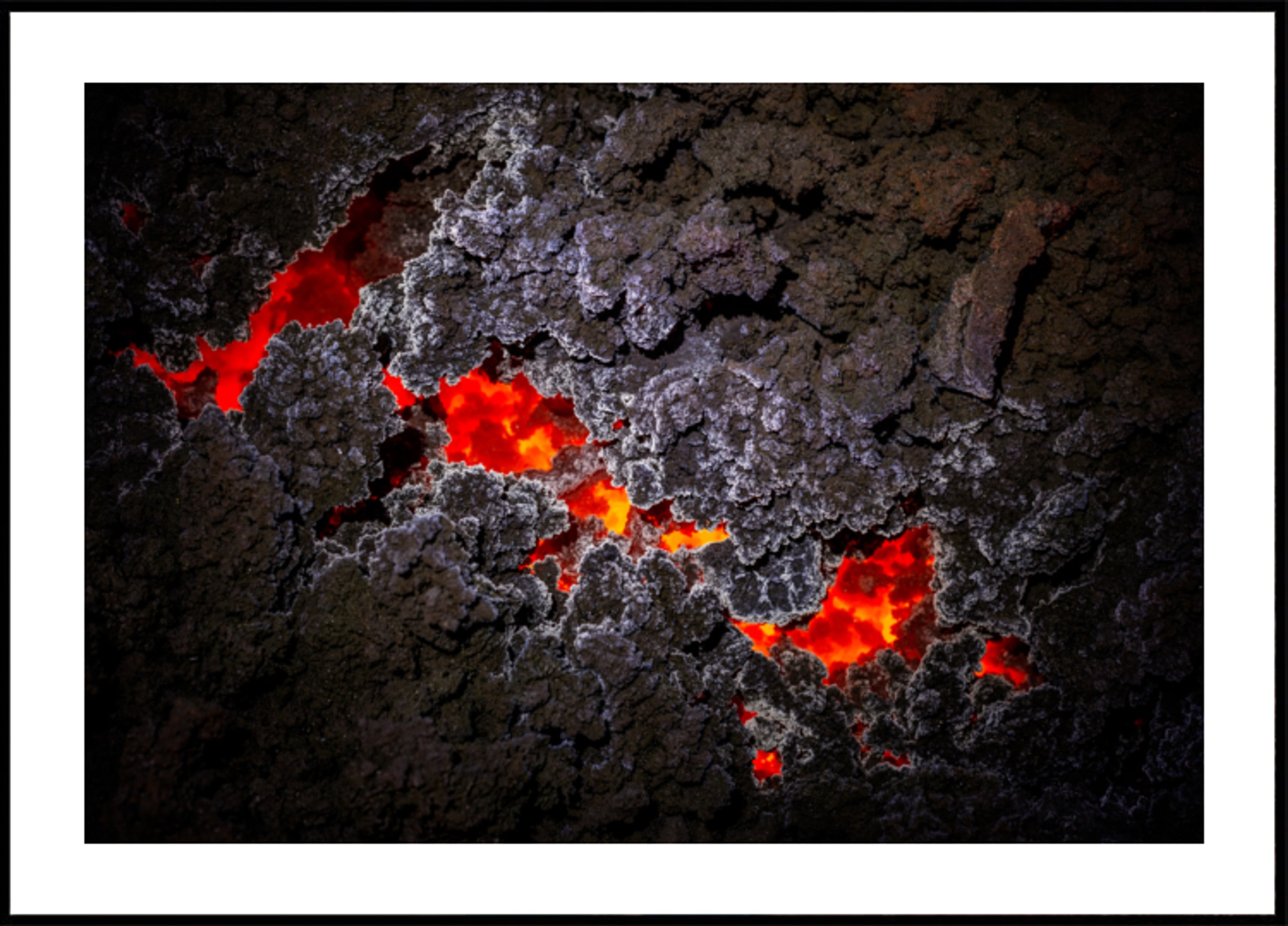 Colata di lava fusa