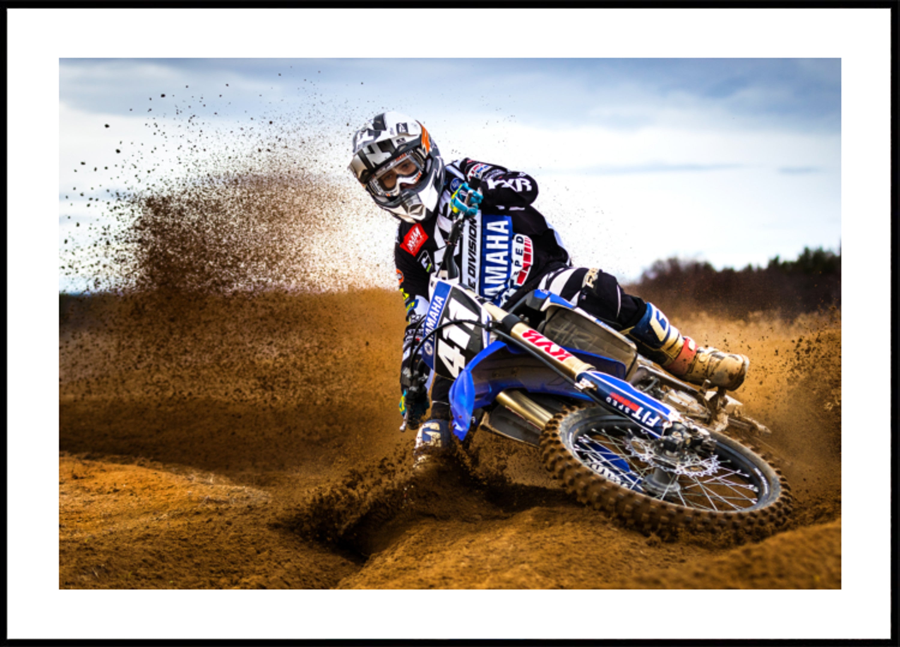Emozione sterrata del motocross