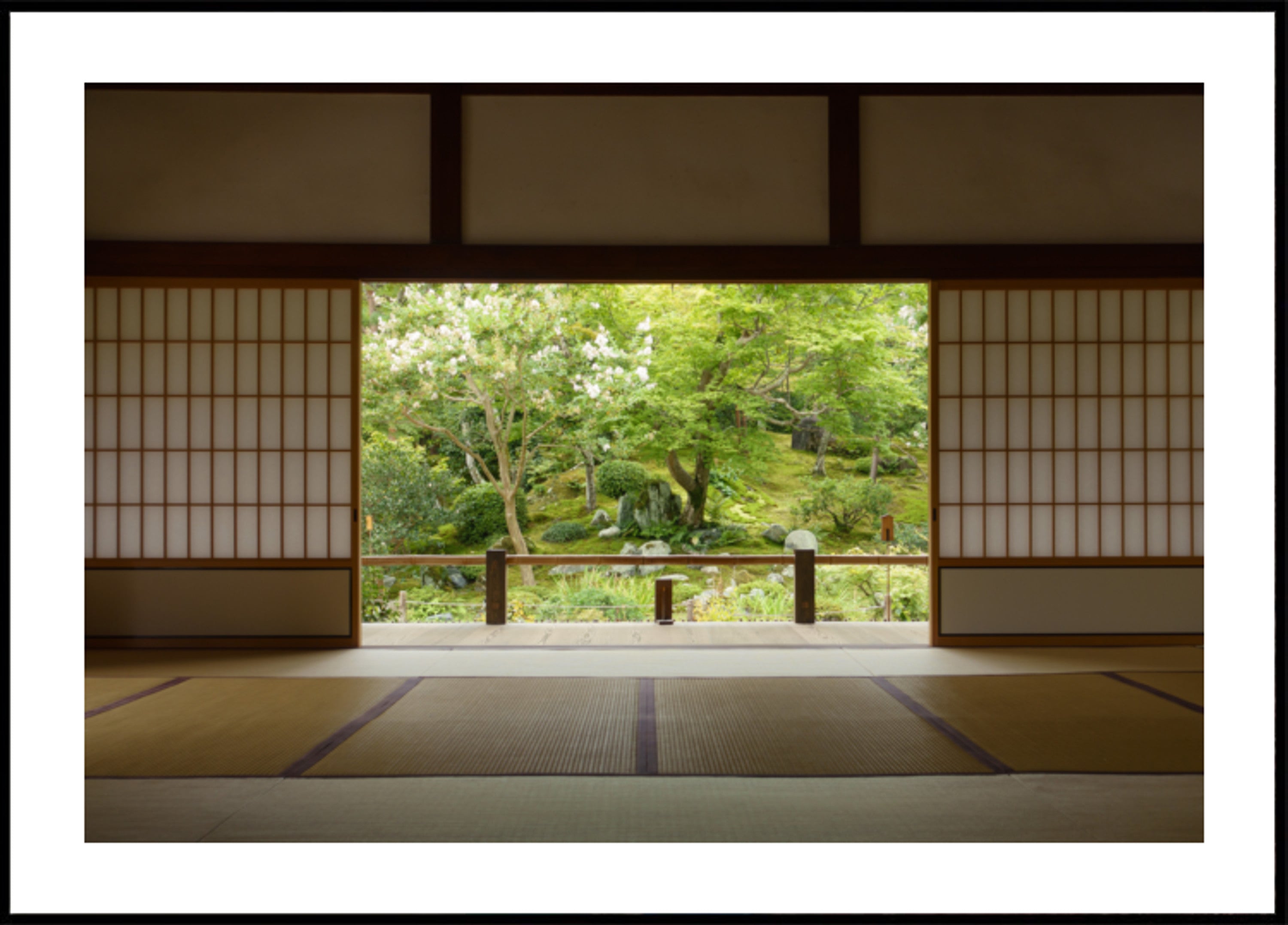 Vista sul giardino Zen