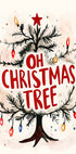 Festive Tree Glow Plakat - Posterbox